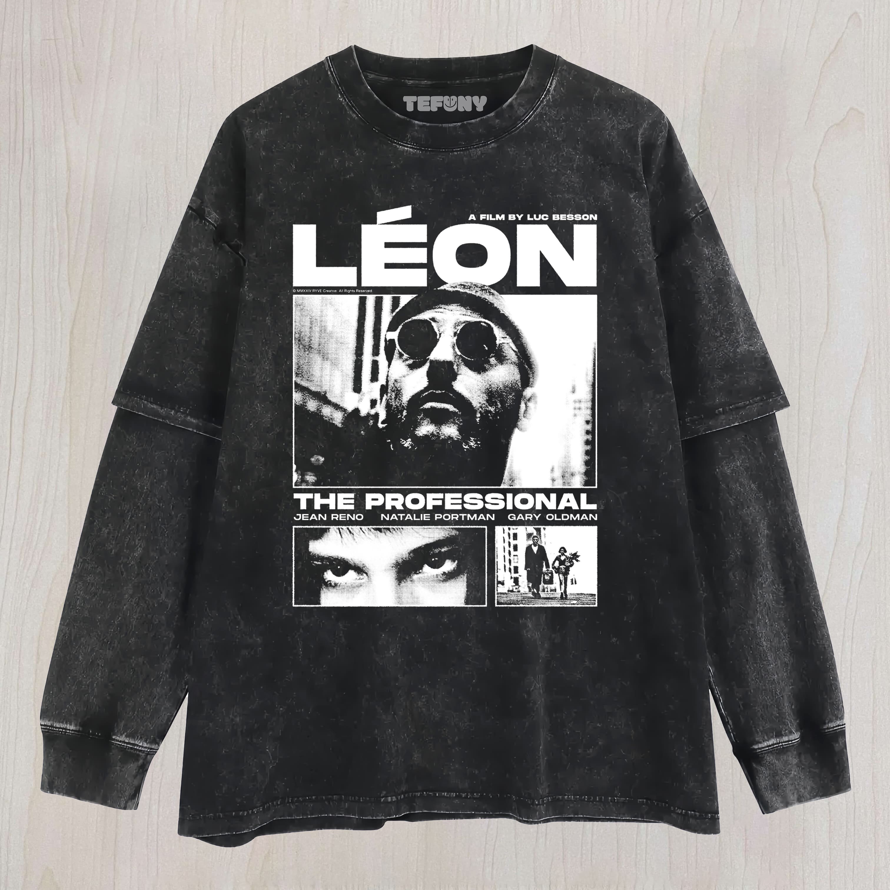 LEON THE PROFESSIONAL V8 UNISEX TEE, TANK TOP, LAYERED LS, SWEATSHIRT & HOODIE
