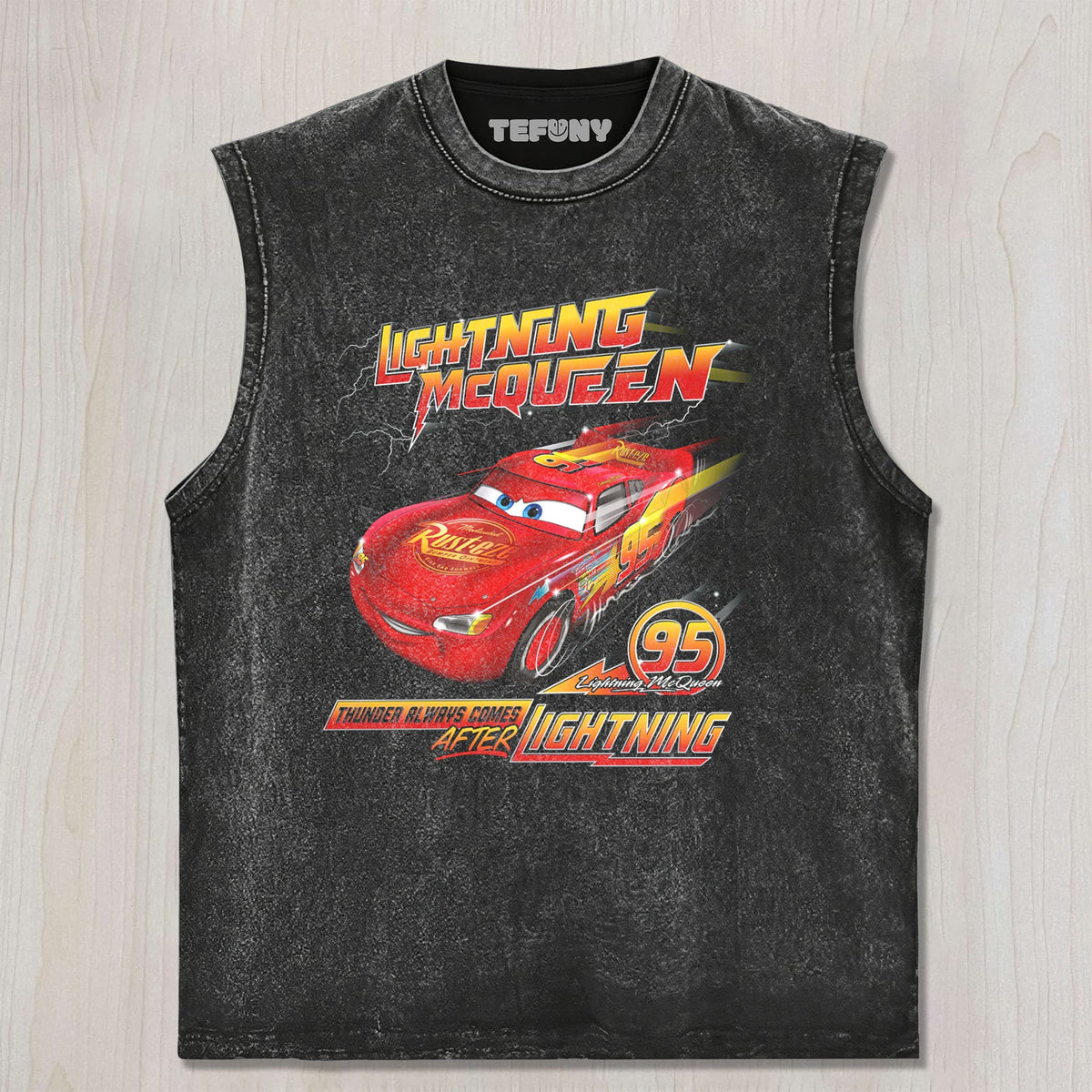 LIGHTNING MCQUEEN V1 UNISEX TEE, TANK TOP, LAYERED LS, SWEATSHIRT & HOODIE
