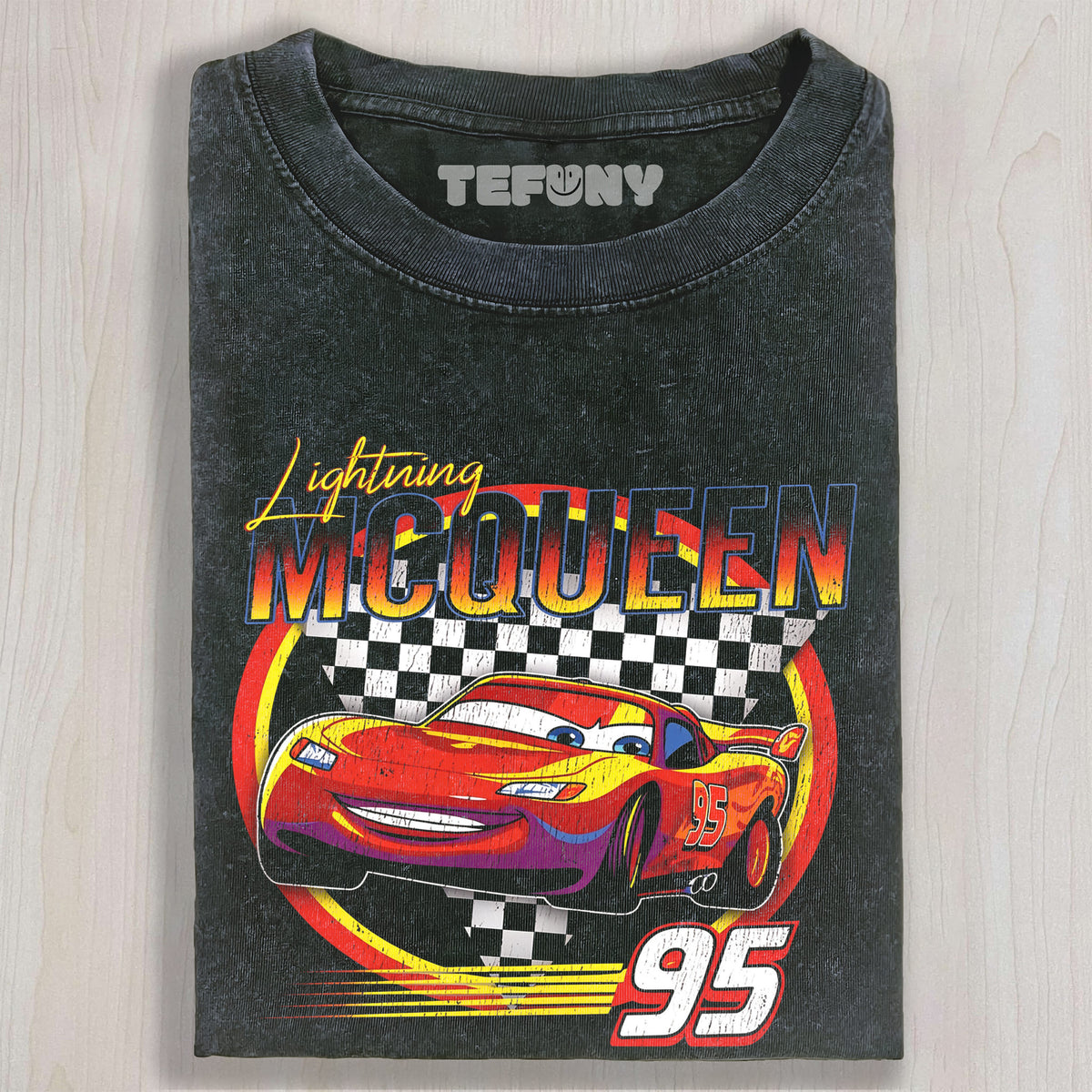 LIGHTNING MCQUEEN V6 UNISEX TEE, TANK TOP, LAYERED LS, SWEATSHIRT & HOODIE
