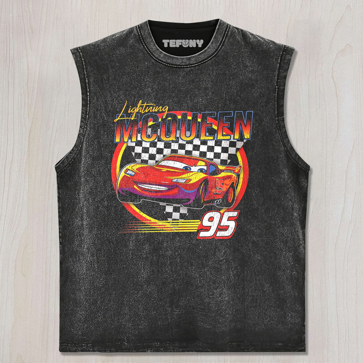 LIGHTNING MCQUEEN V6 UNISEX TEE, TANK TOP, LAYERED LS, SWEATSHIRT & HOODIE