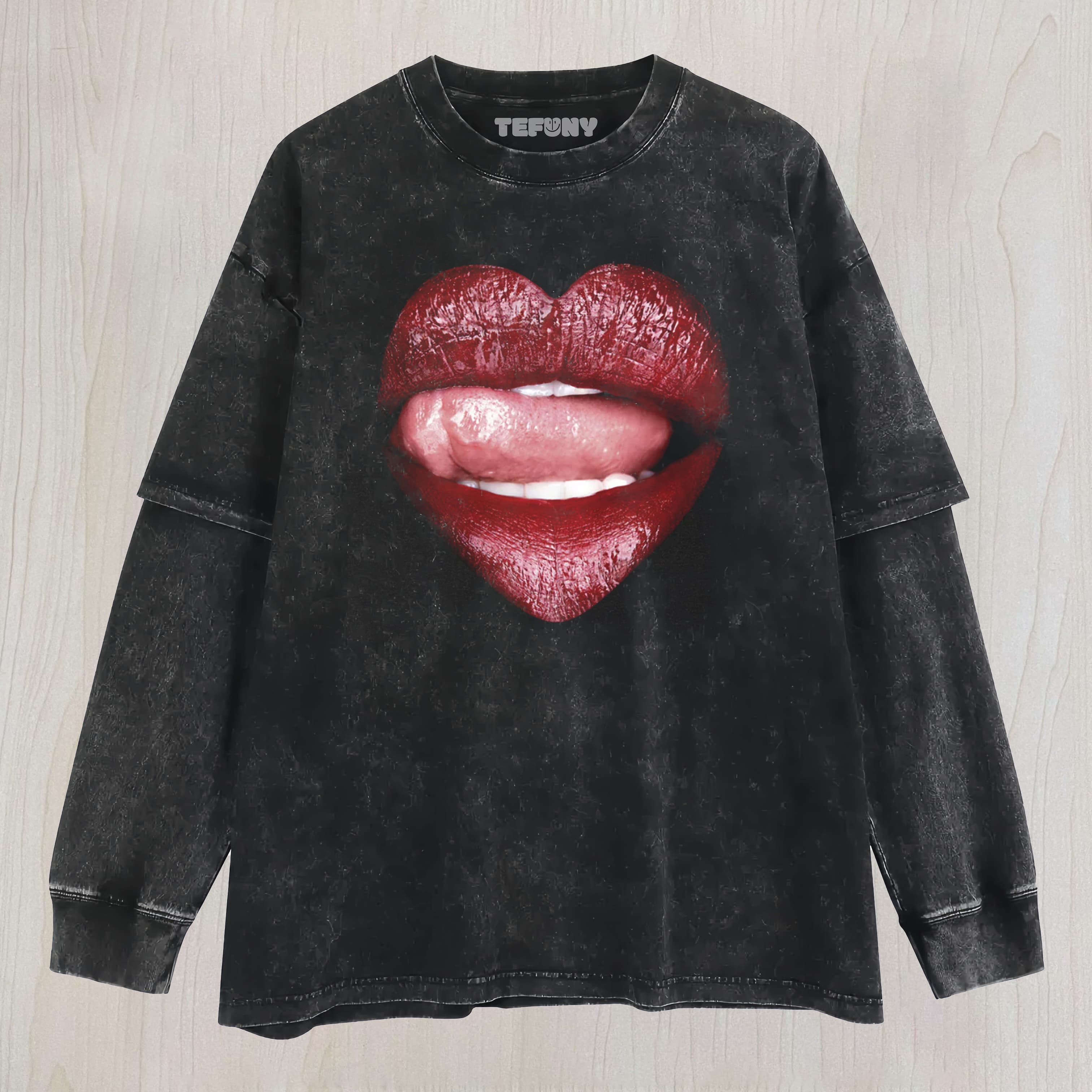 LIP UNISEX TEE, TANK TOP, LAYERED LS, SWEATSHIRT & HOODIE