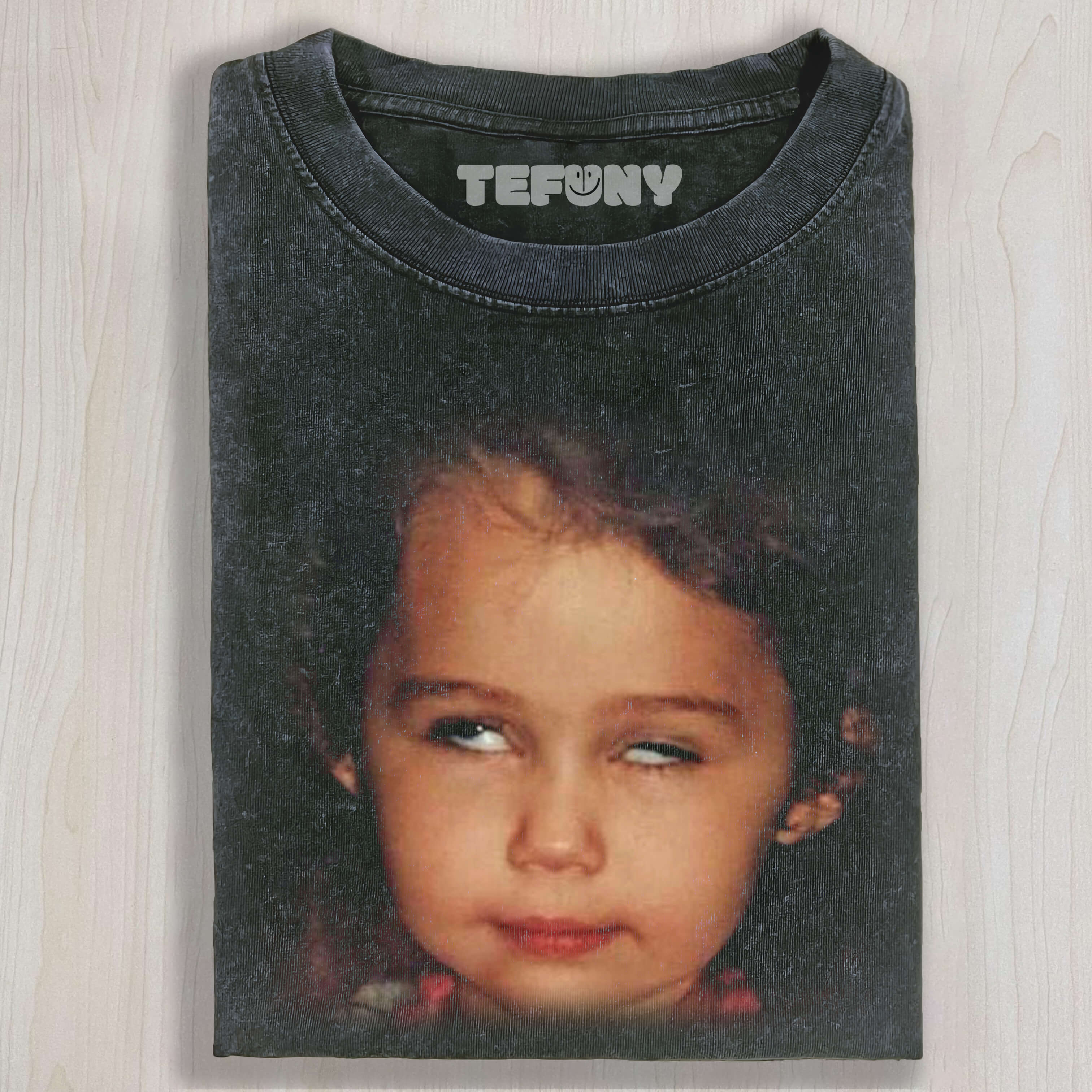 LITTLE GIRL ROLLING HER EYES T-SHIRT