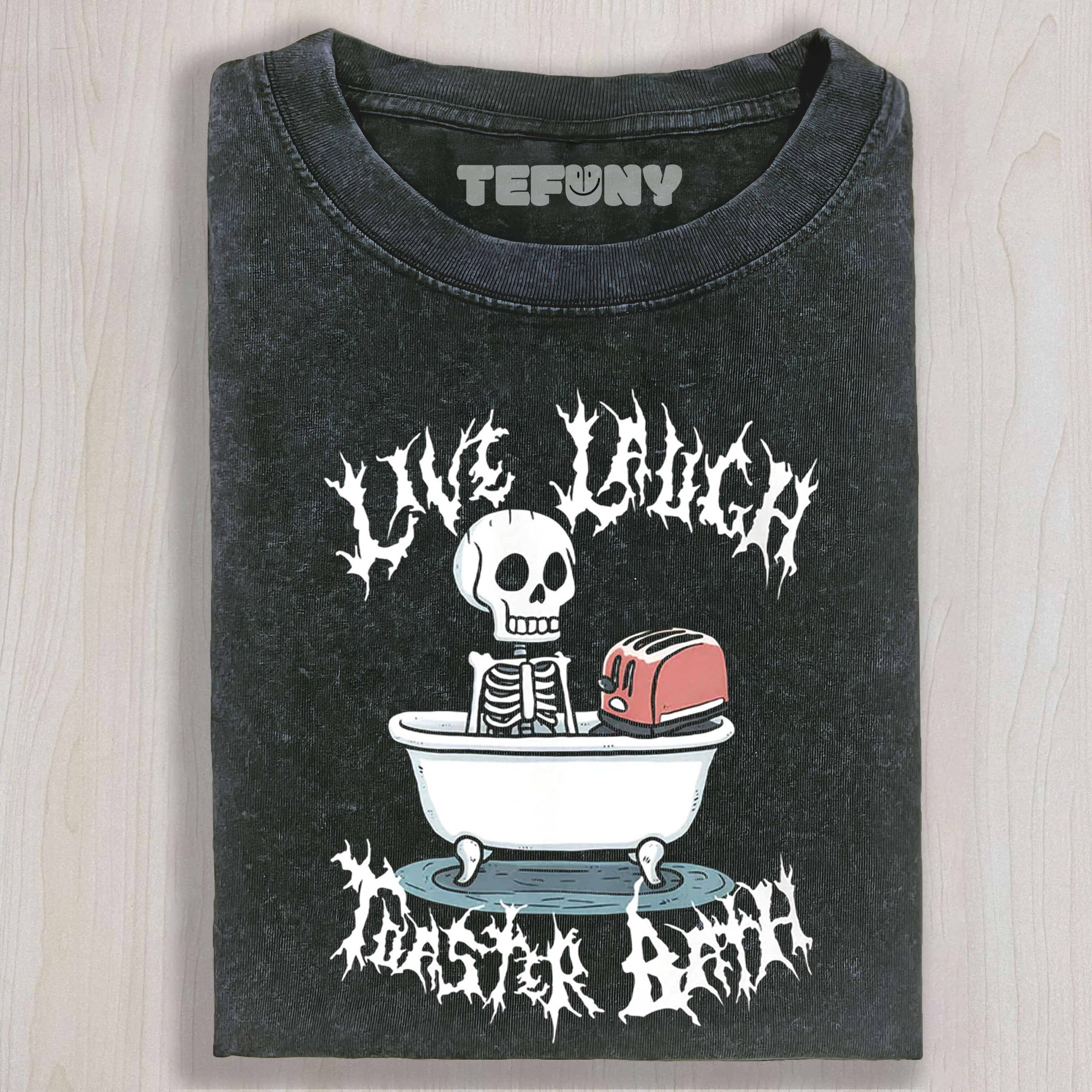 LIVE LAUGH TOASTER BATH TEE & SWEAT & HOOD