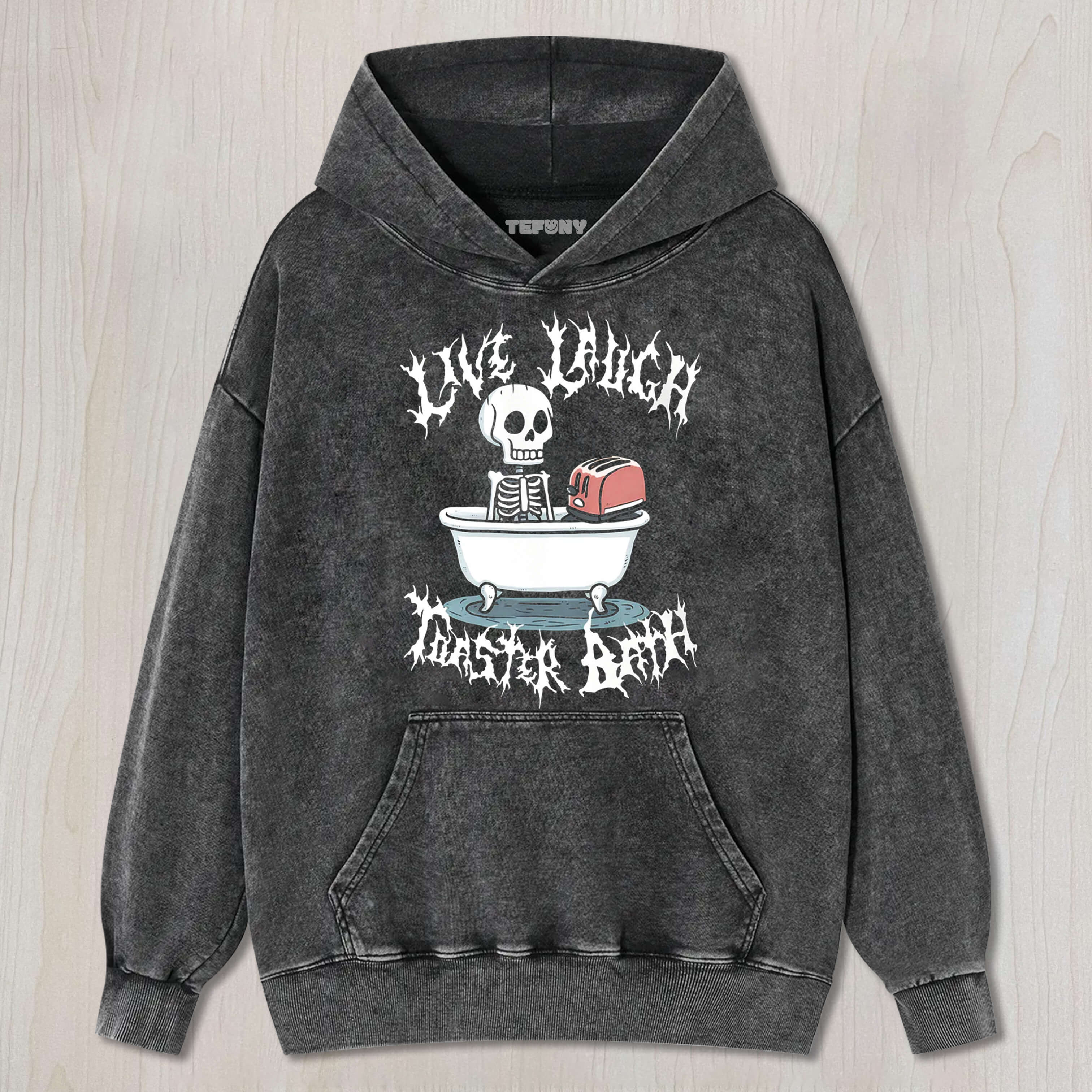 LIVE LAUGH TOASTER BATH TEE & SWEAT & HOOD