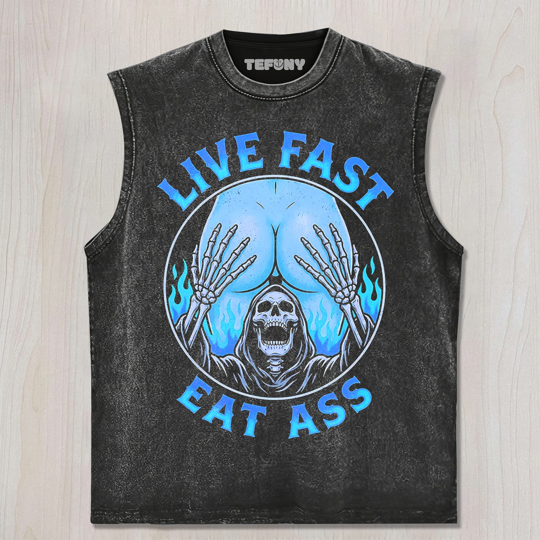 LIVE FAST EAT ASS UNISEX TEE, TANK TOP, LAYERED LS, SWEATSHIRT & HOODIE