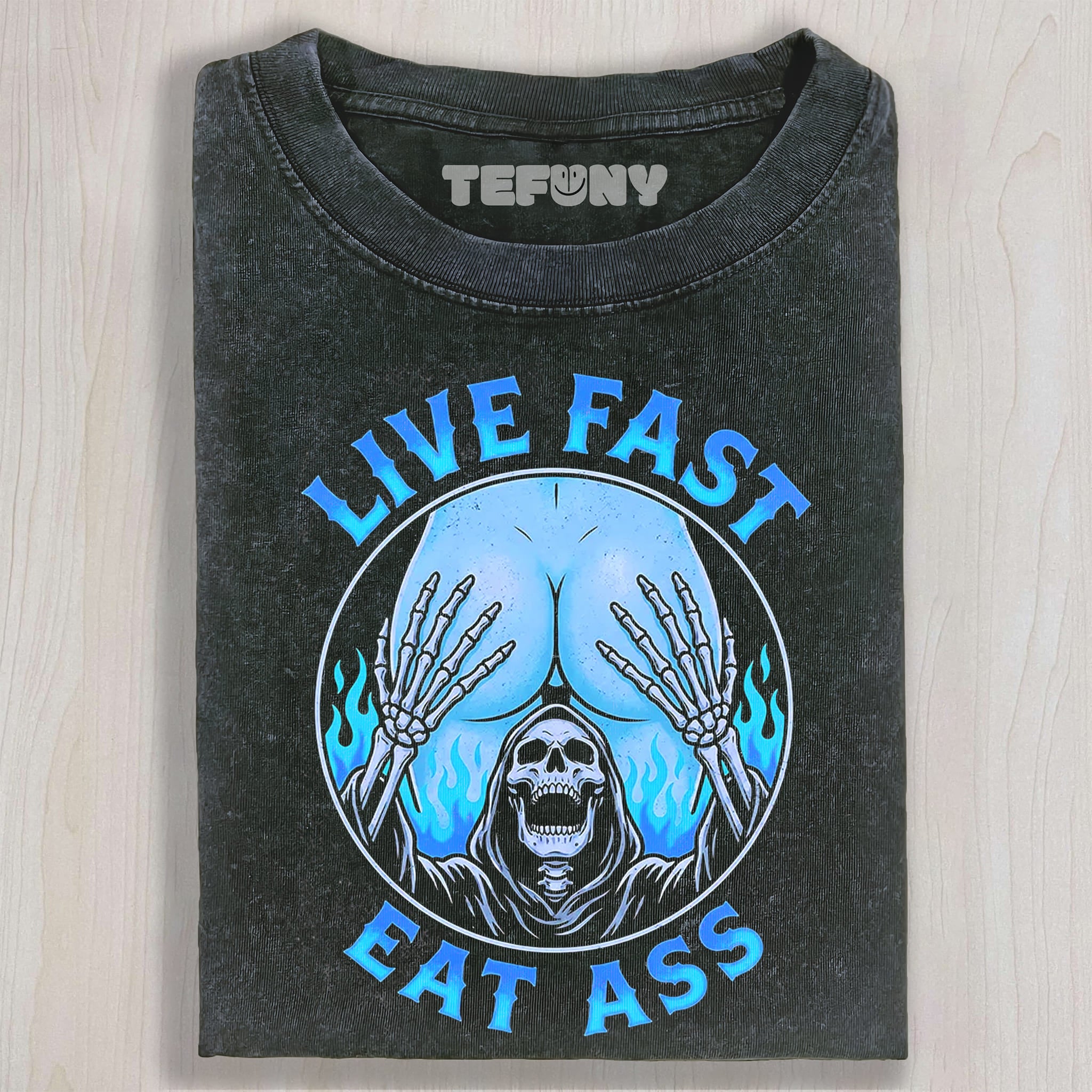 LIVE FAST EAT ASS UNISEX TEE, TANK TOP, LAYERED LS, SWEATSHIRT & HOODIE