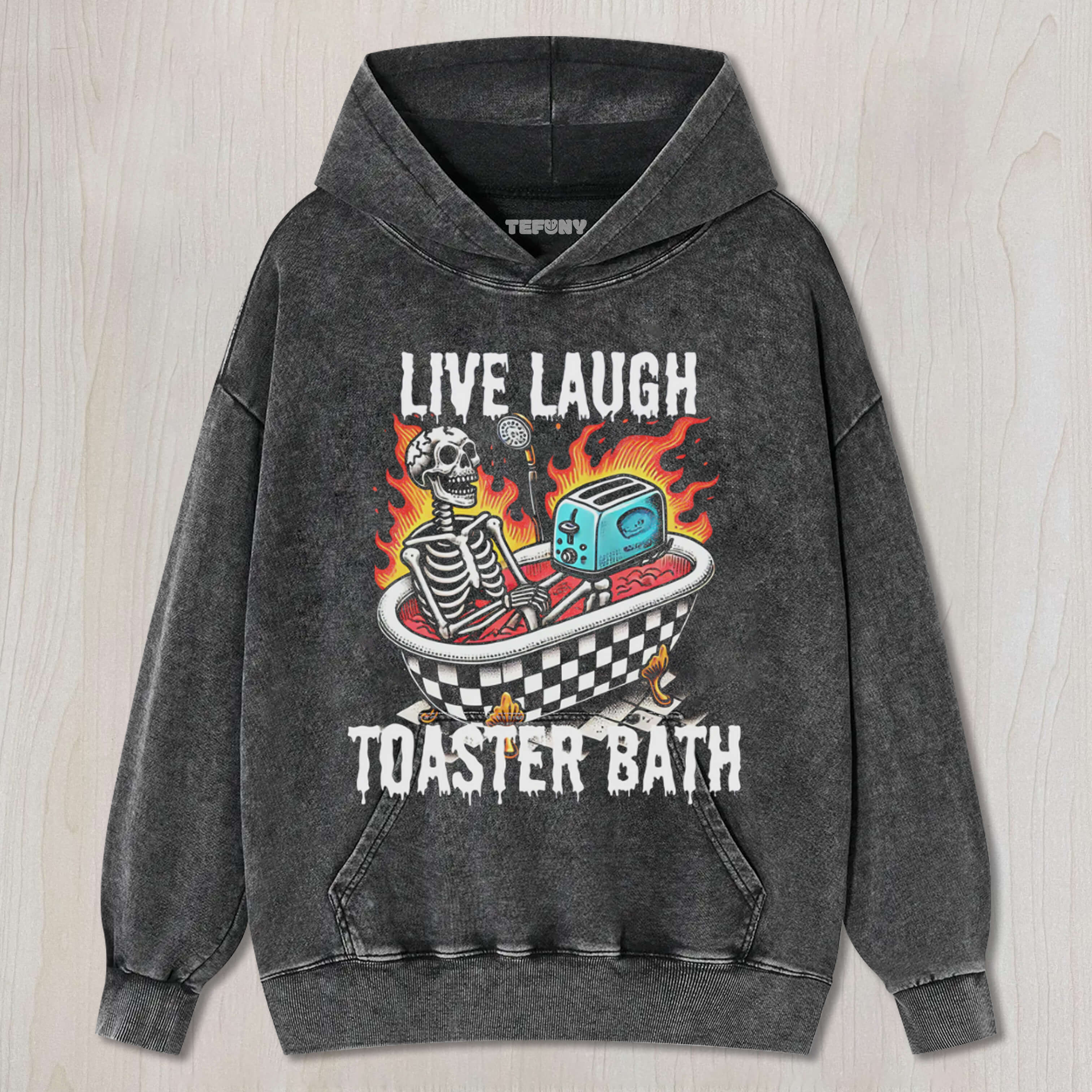 LIVE LAUGH TOASTER BATH V1 TEE & SWEAT & HOOD