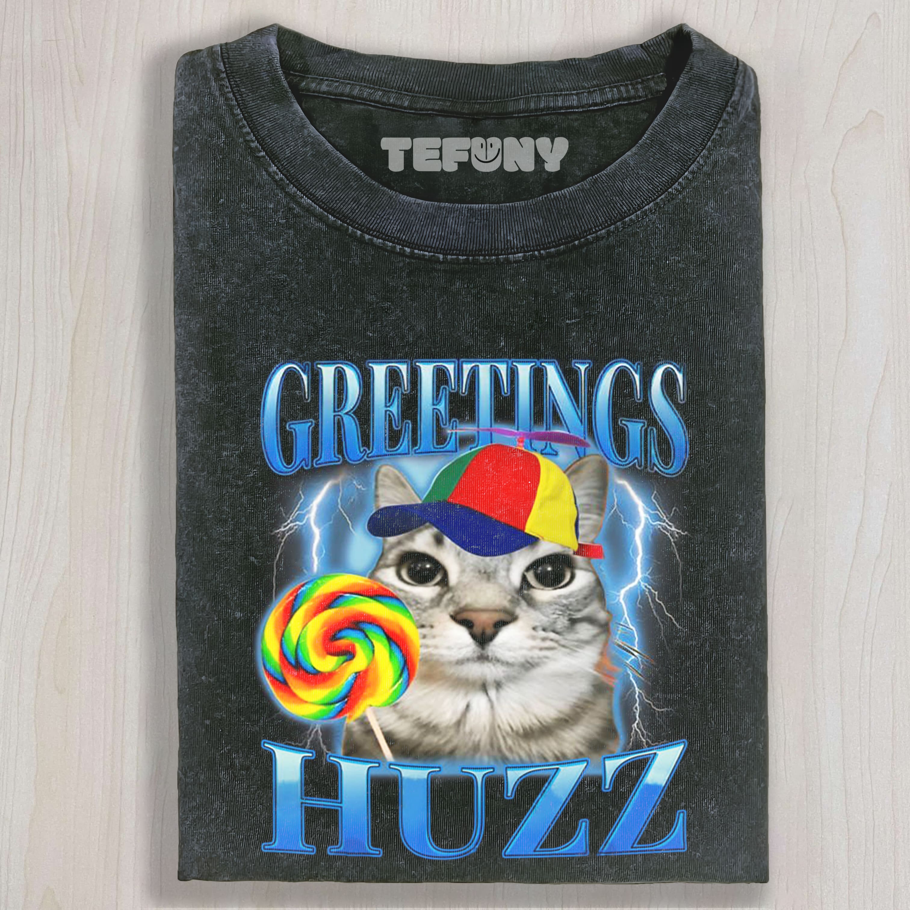 LOLLIPOP CAT MEME TEE & SWEAT & HOOD