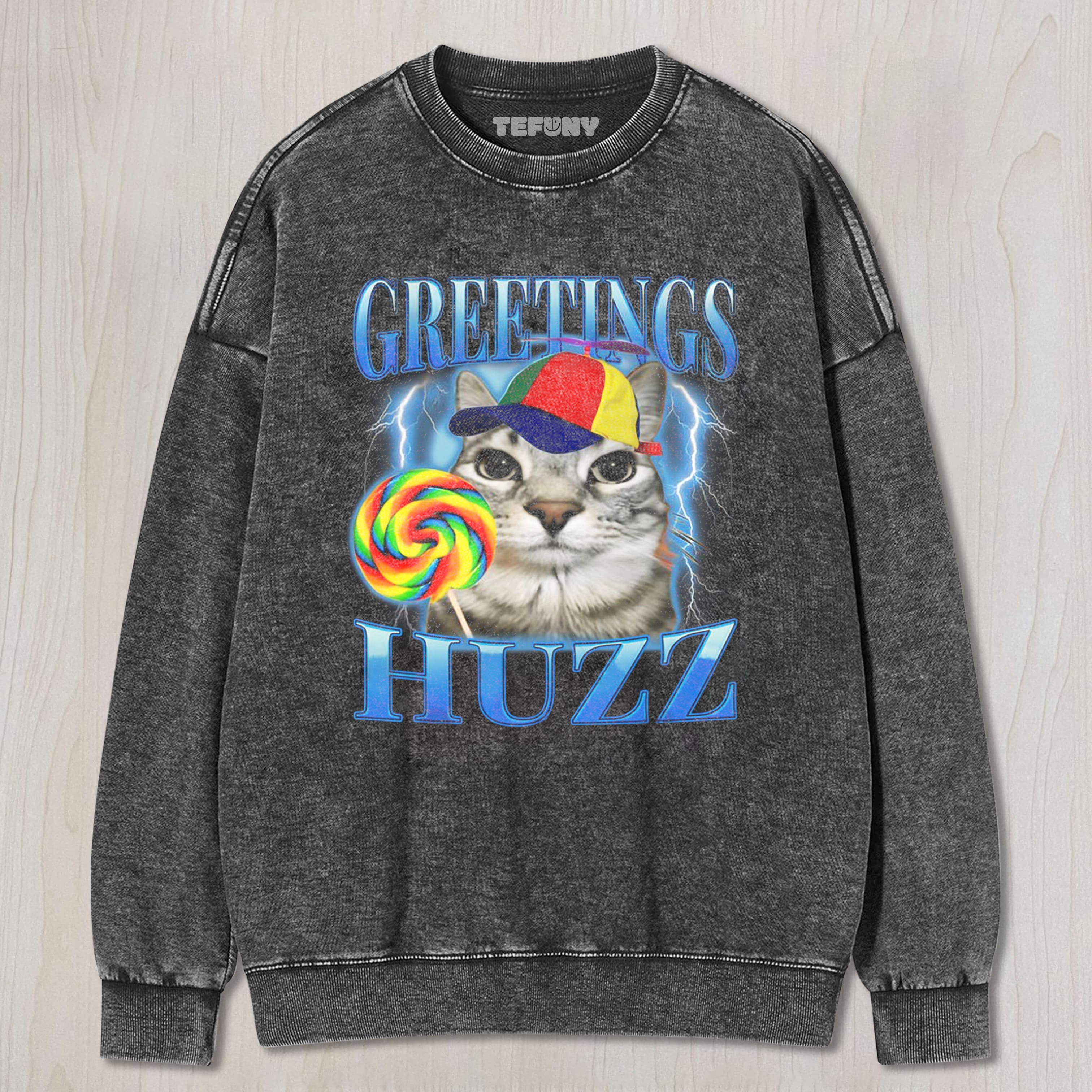 LOLLIPOP CAT MEME TEE & SWEAT & HOOD