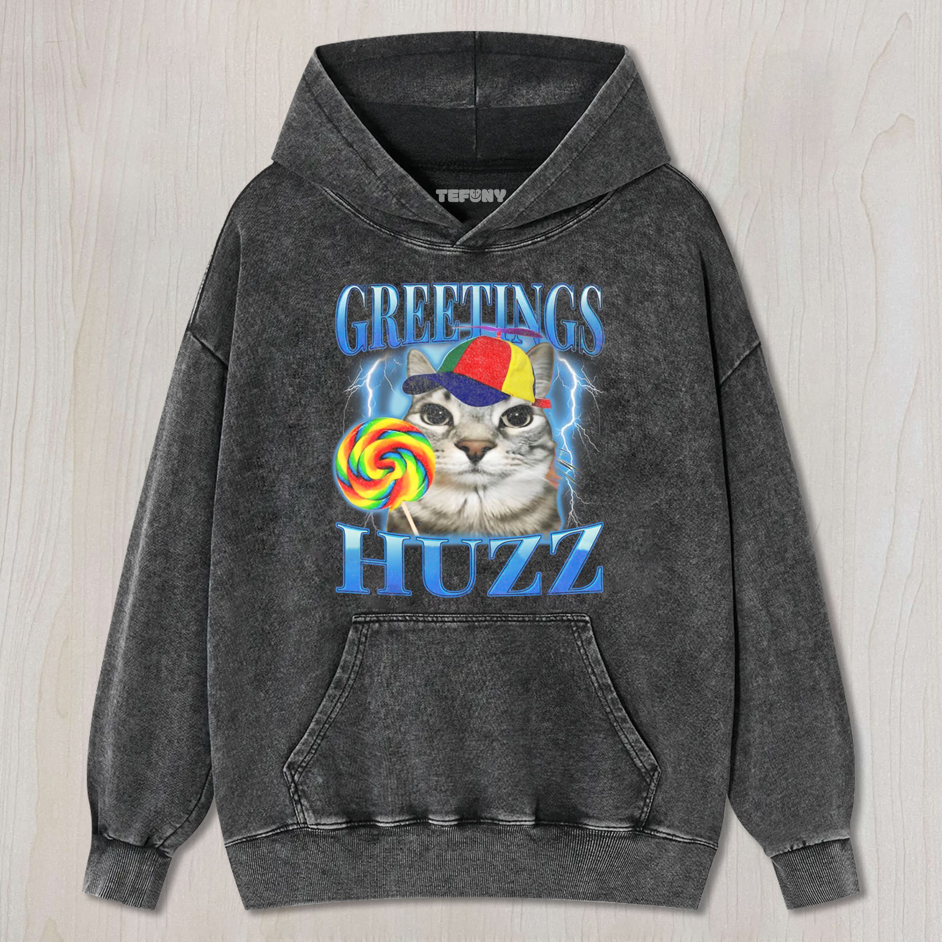 LOLLIPOP CAT MEME TEE & SWEAT & HOOD