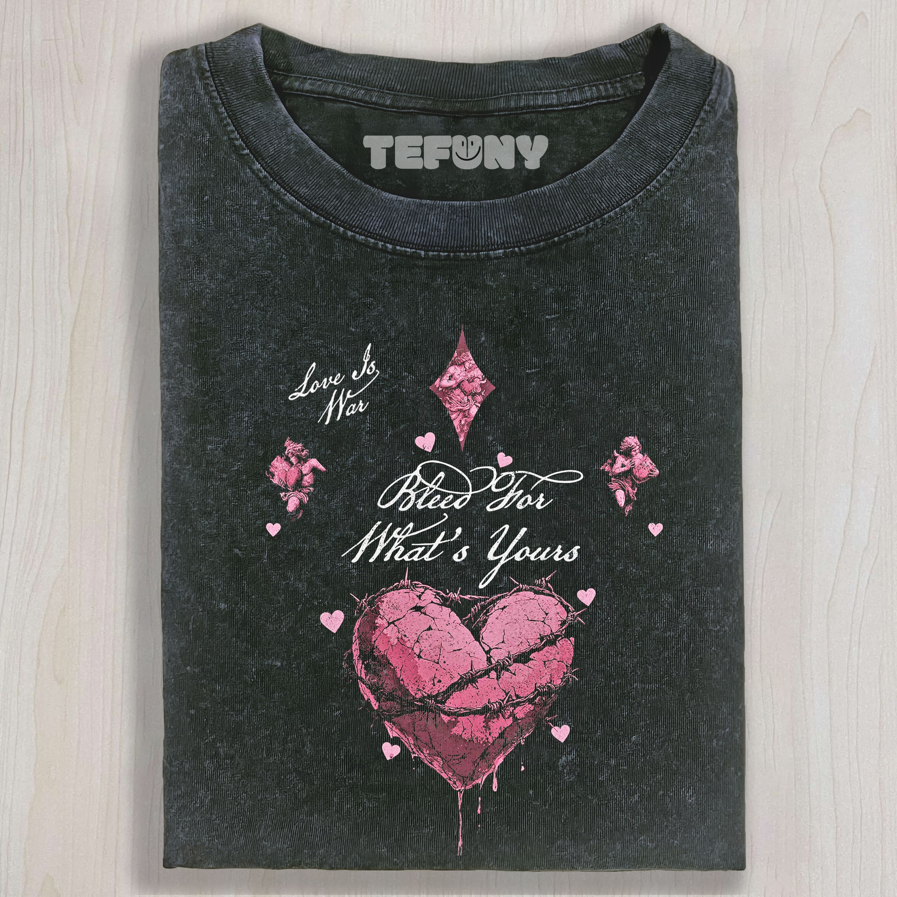 LOVE IS WAR BLEED FOR WHAT'S YOURS TEE & SWEAT & HOOD