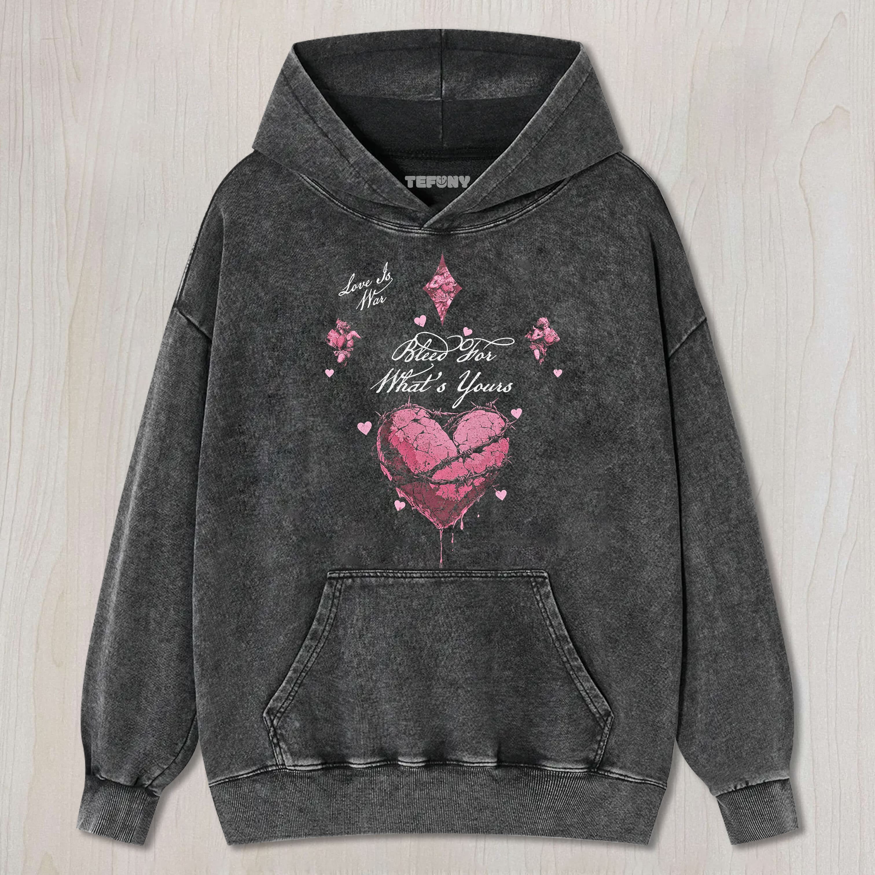 LOVE IS WAR BLEED FOR WHAT'S YOURS TEE & SWEAT & HOOD