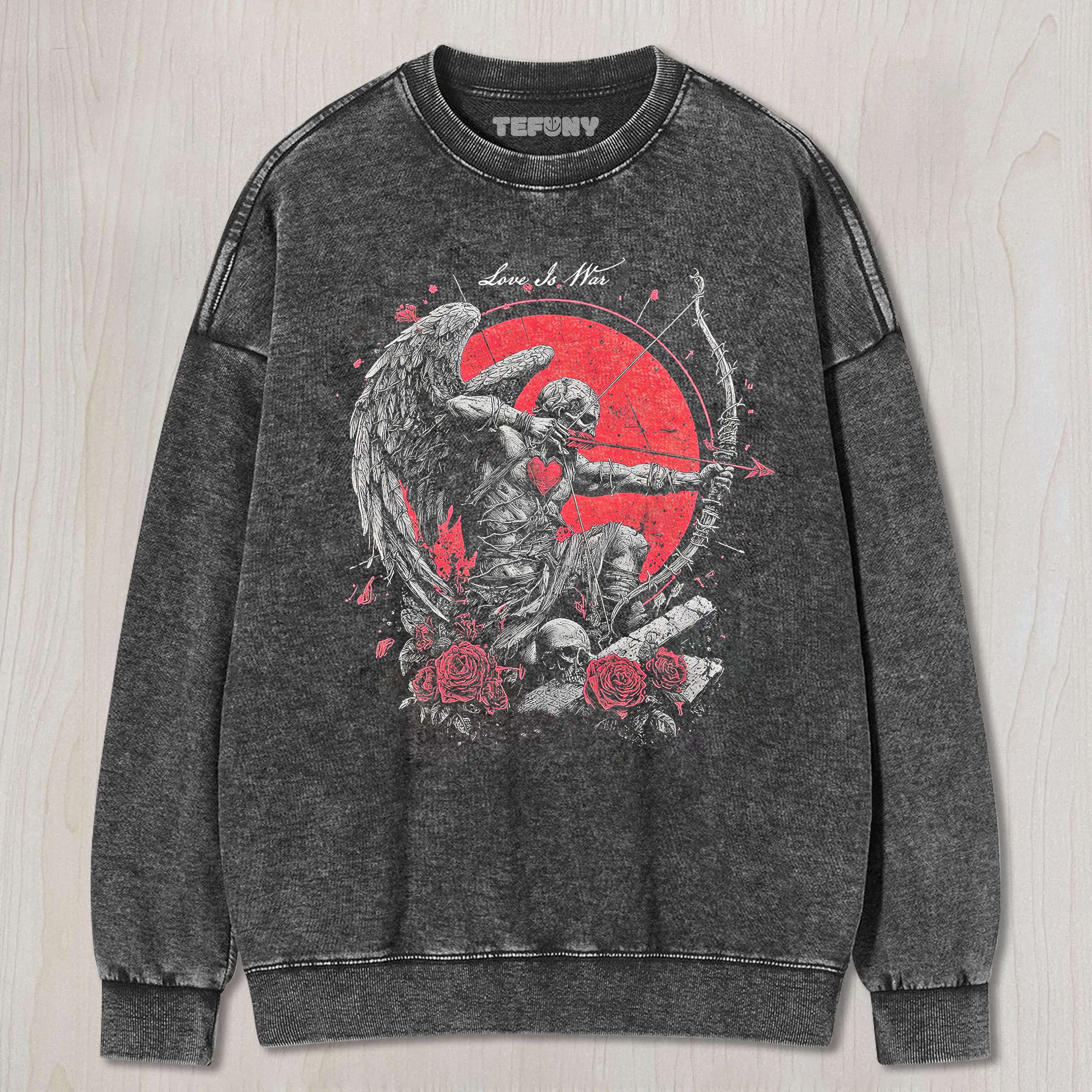 LOVE IS WAR CUPID'S RECKONING TEE & SWEAT & HOOD