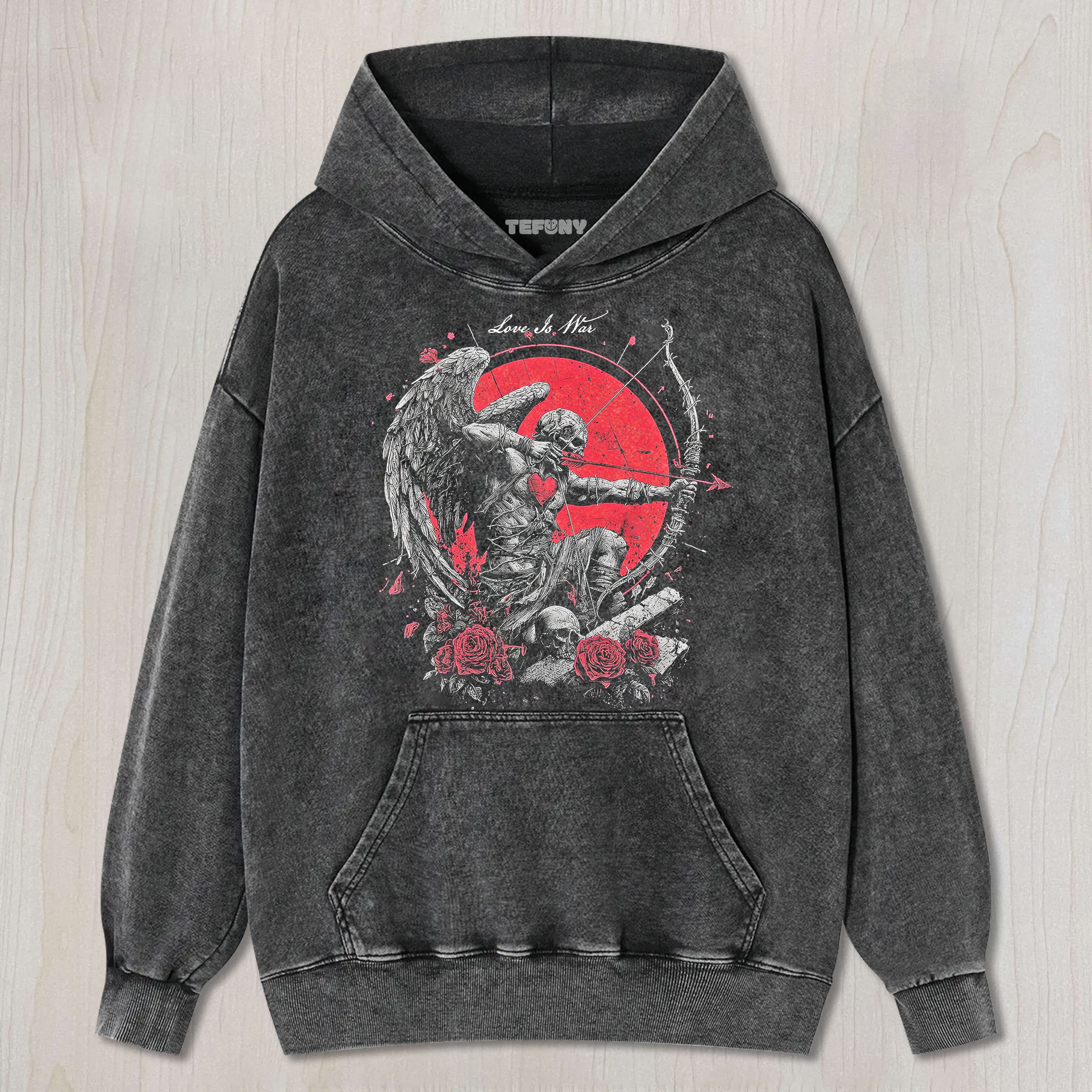 LOVE IS WAR CUPID'S RECKONING TEE & SWEAT & HOOD