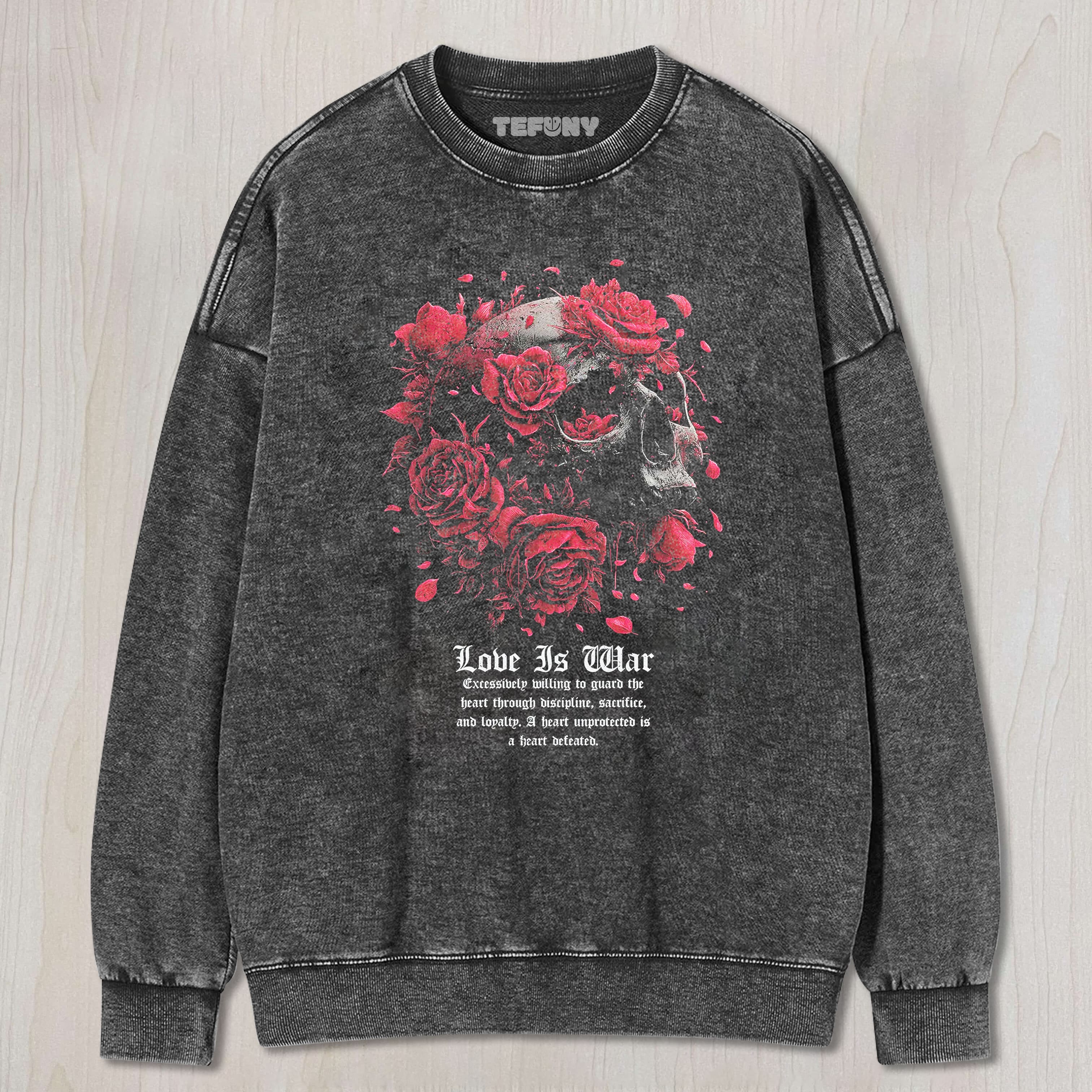 LOVE IS WAR THE COST OF LOVE TEE & SWEAT & HOOD