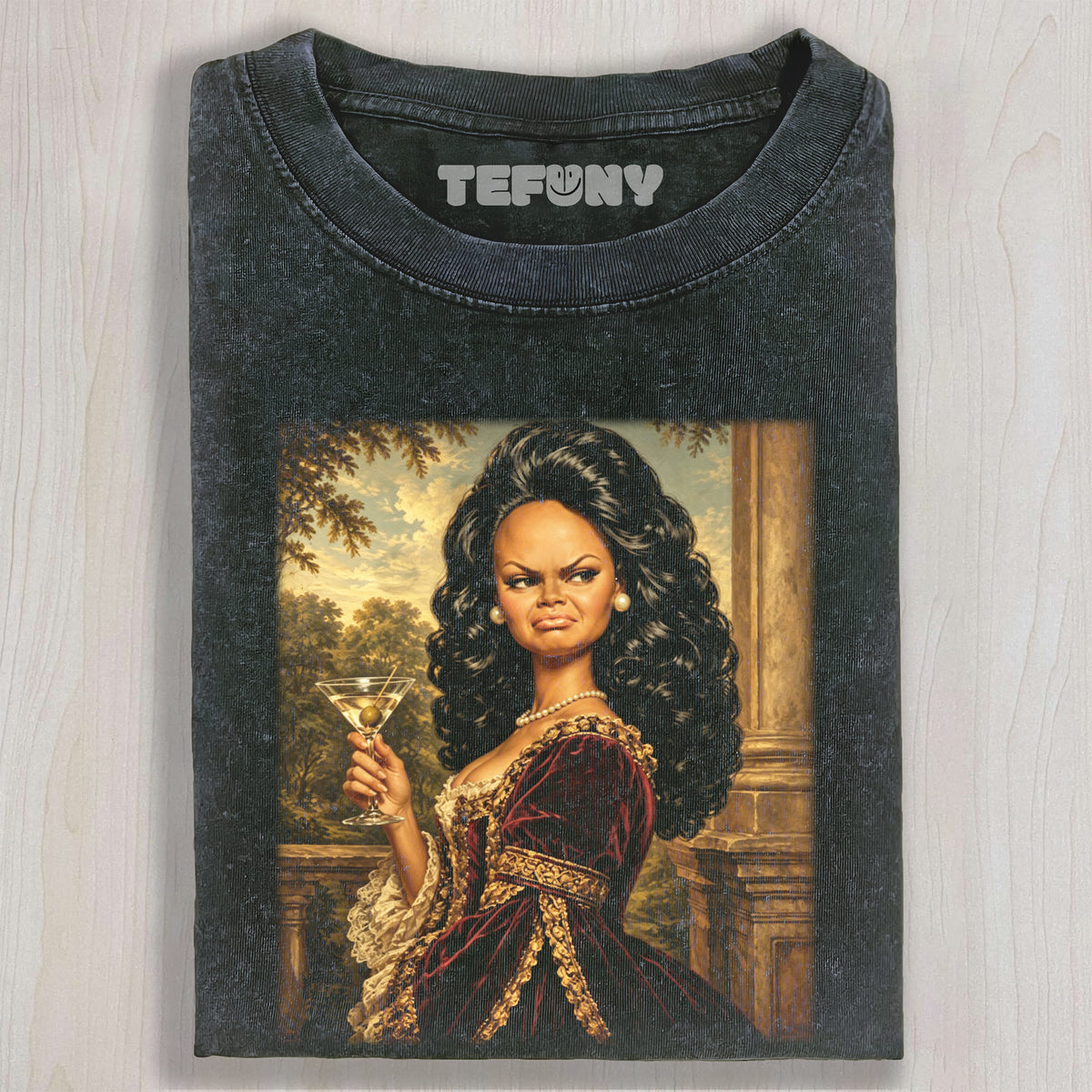 LUXE VINTAGE DOLL PORTRAIT UNISEX TEE, TANK TOP, LAYERED LS, SWEATSHIRT & HOODIE
