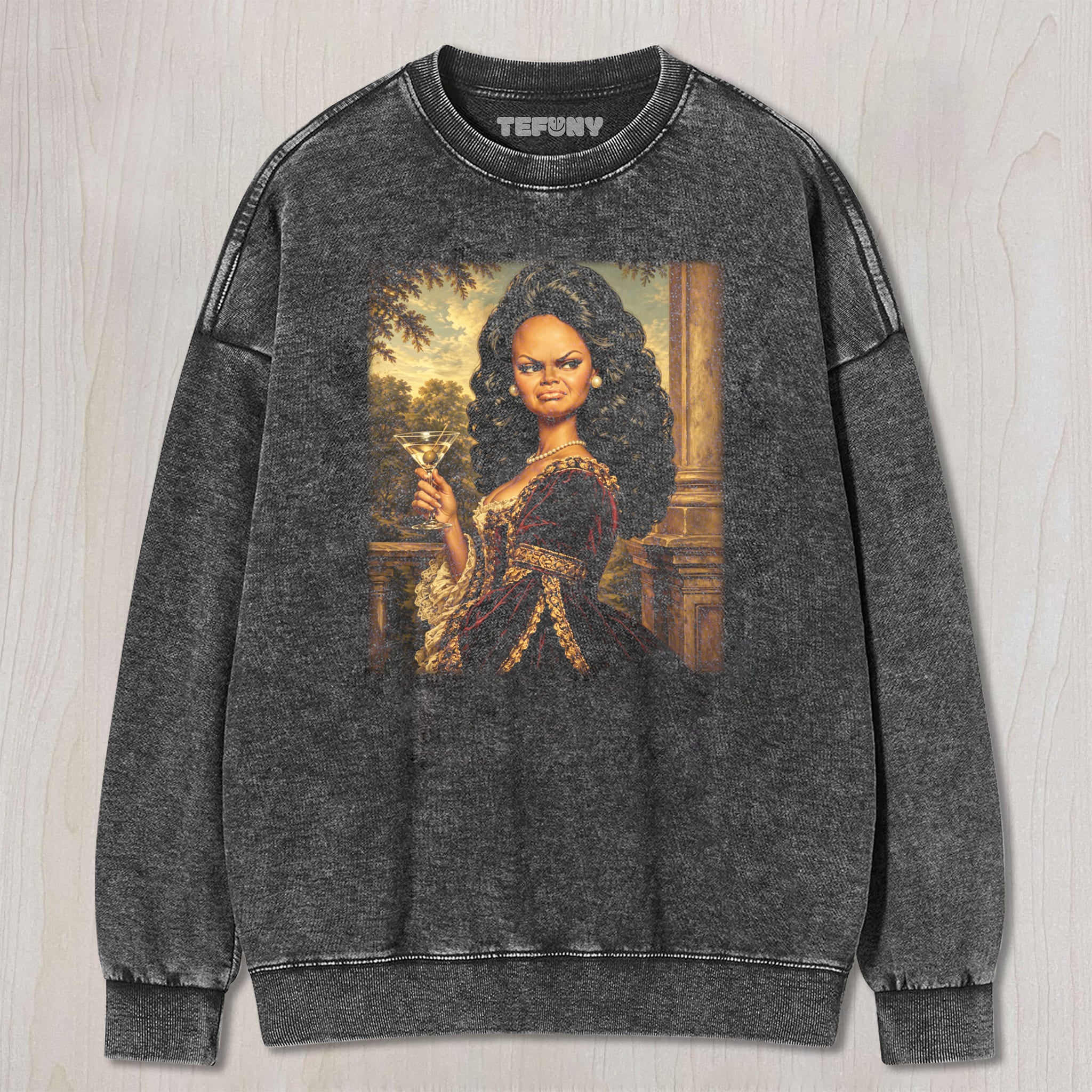 LUXE VINTAGE DOLL PORTRAIT UNISEX TEE, TANK TOP, LAYERED LS, SWEATSHIRT & HOODIE