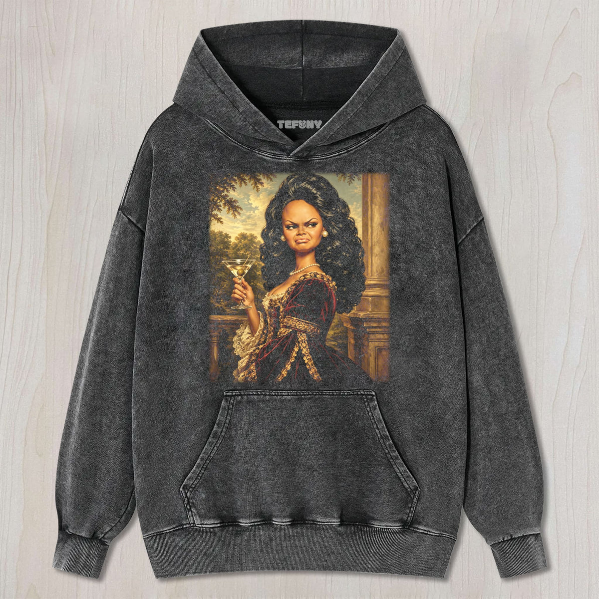LUXE VINTAGE DOLL PORTRAIT UNISEX TEE, TANK TOP, LAYERED LS, SWEATSHIRT & HOODIE