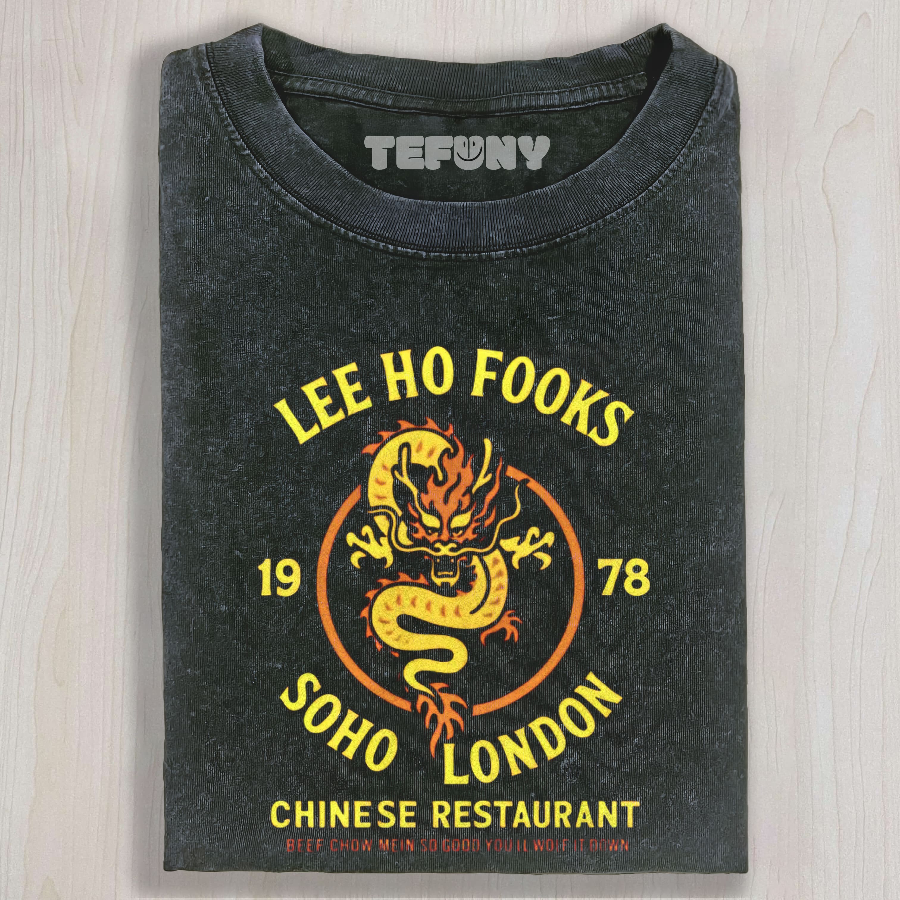 LEE HO FOOKS CHINESE RESTAURANT PARODY WASHED TEE & SWEAT & HOOD