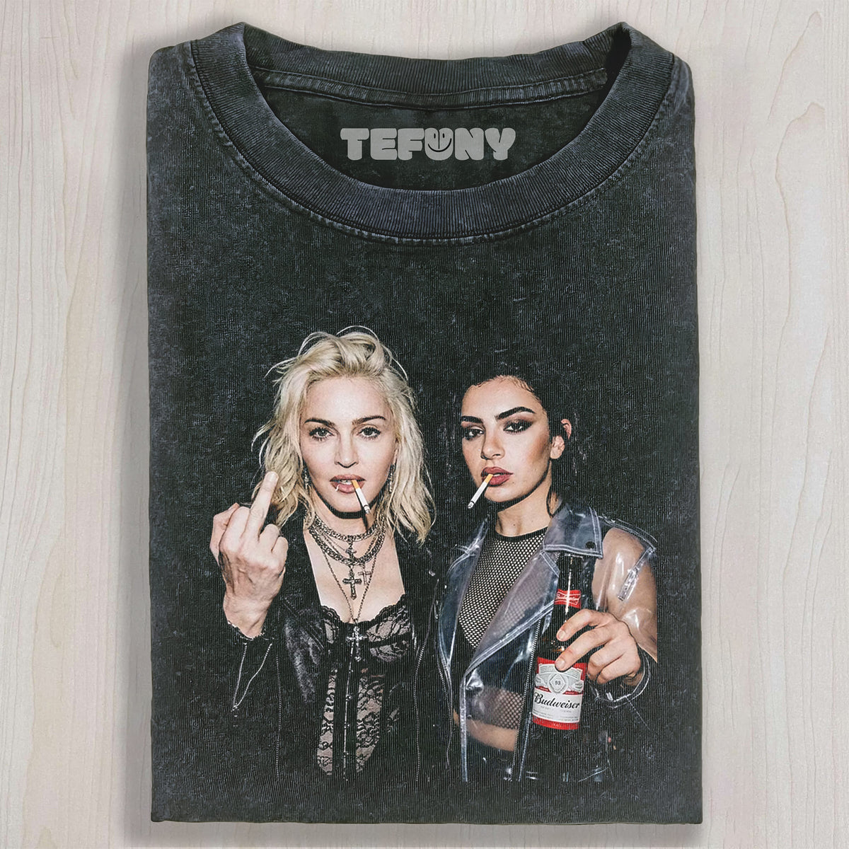 MADONNA & CHARLI XCX V1 UNISEX TEE, TANK TOP, LAYERED LS, SWEATSHIRT & HOODIE