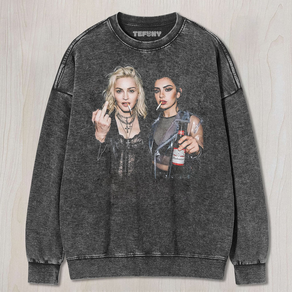 MADONNA & CHARLI XCX V1 UNISEX TEE, TANK TOP, LAYERED LS, SWEATSHIRT & HOODIE