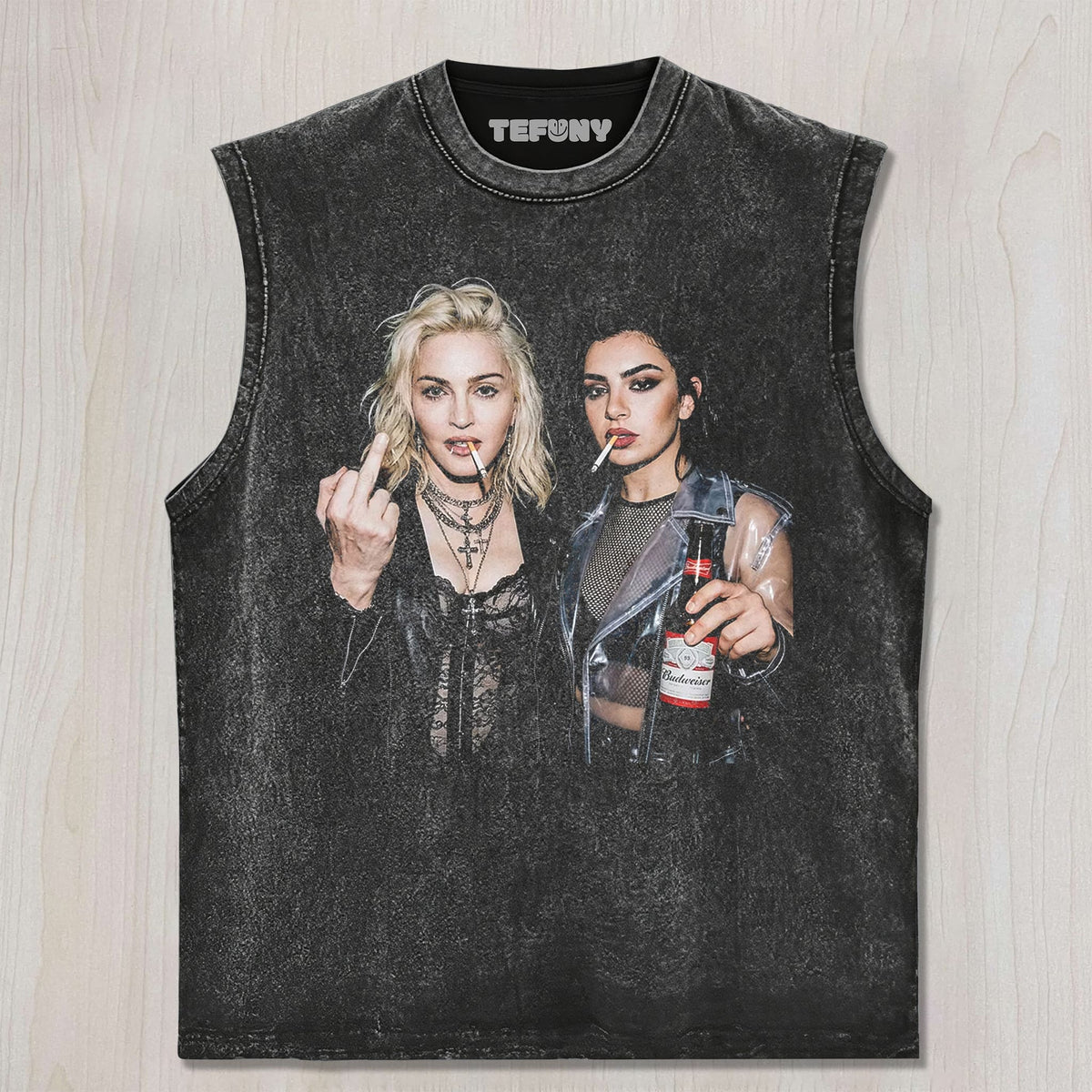 MADONNA & CHARLI XCX V1 UNISEX TEE, TANK TOP, LAYERED LS, SWEATSHIRT & HOODIE