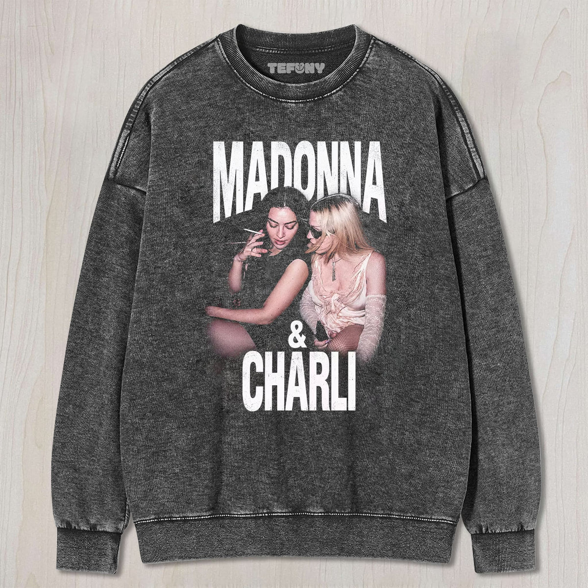 MADONNA & CHARLI XCX V2 UNISEX TEE, TANK TOP, LAYERED LS, SWEATSHIRT & HOODIE