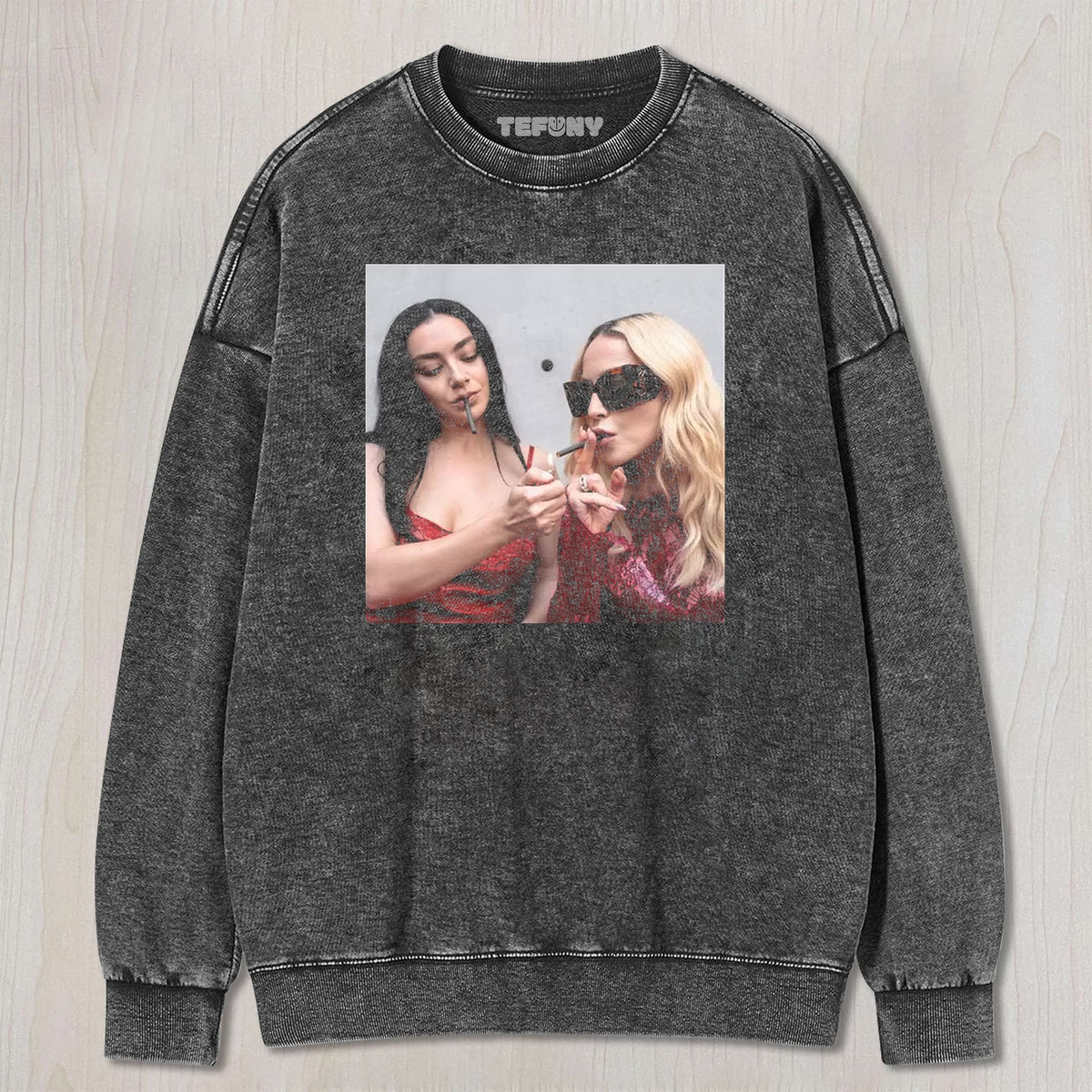 MADONNA & CHARLI XCX V3 UNISEX TEE, TANK TOP, LAYERED LS, SWEATSHIRT & HOODIE