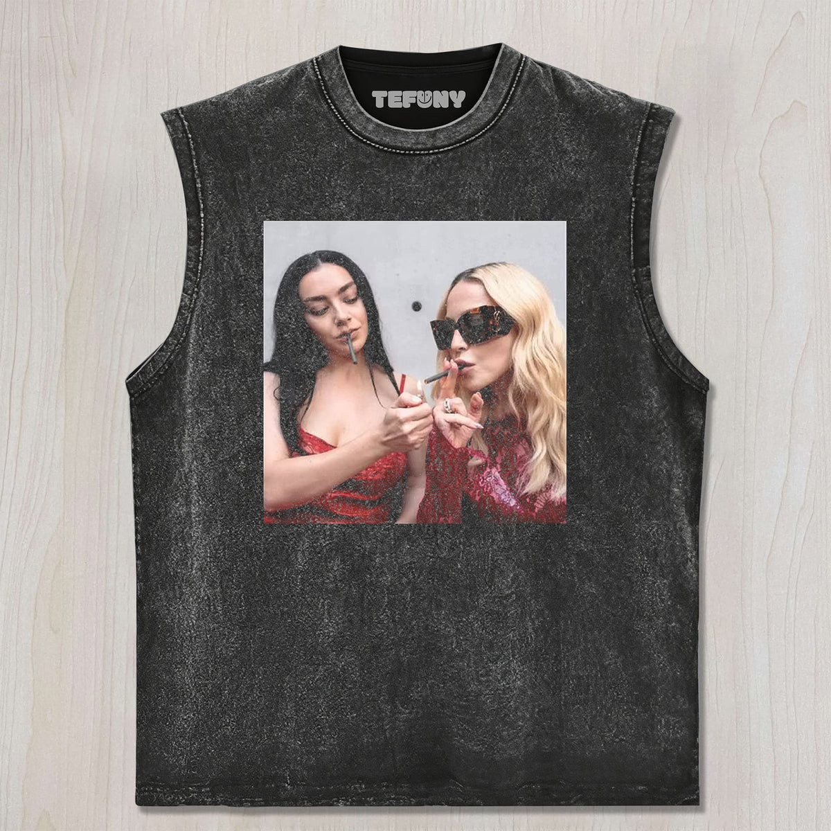 MADONNA & CHARLI XCX V3 UNISEX TEE, TANK TOP, LAYERED LS, SWEATSHIRT & HOODIE