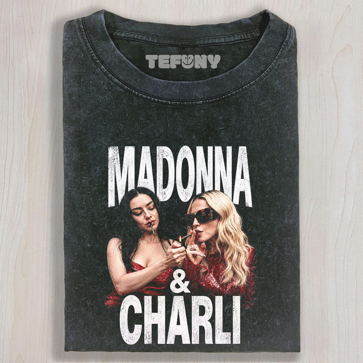 MADONNA & CHARLI XCX V4 UNISEX TEE, TANK TOP, LAYERED LS, SWEATSHIRT & HOODIE