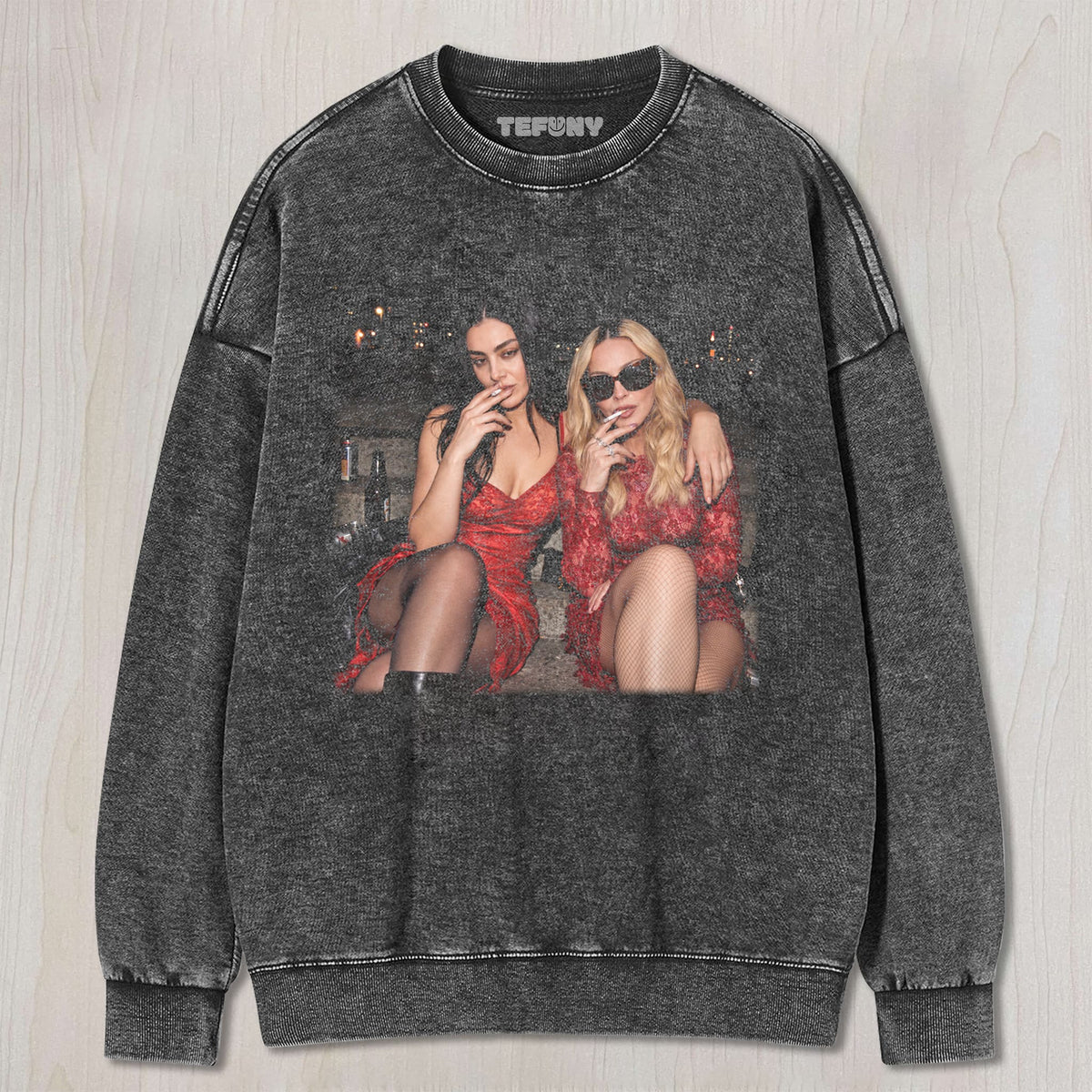 MADONNA & CHARLI XCX V5 UNISEX TEE, TANK TOP, LAYERED LS, SWEATSHIRT & HOODIE