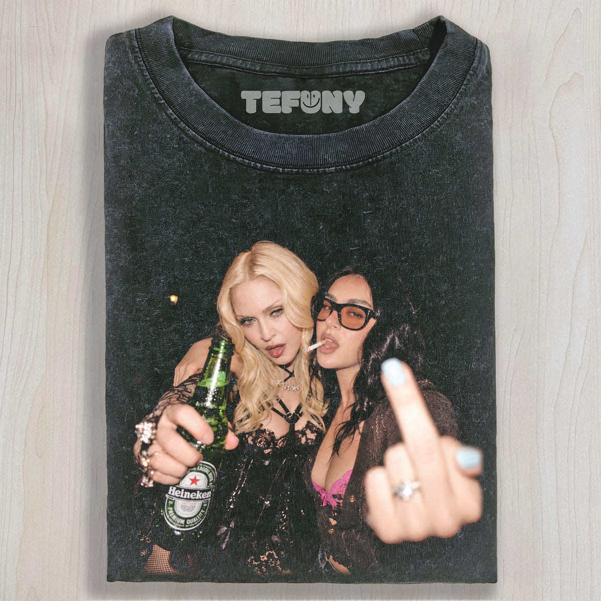 MADONNA & CHARLI XCX V6 UNISEX TEE, TANK TOP, LAYERED LS, SWEATSHIRT & HOODIE
