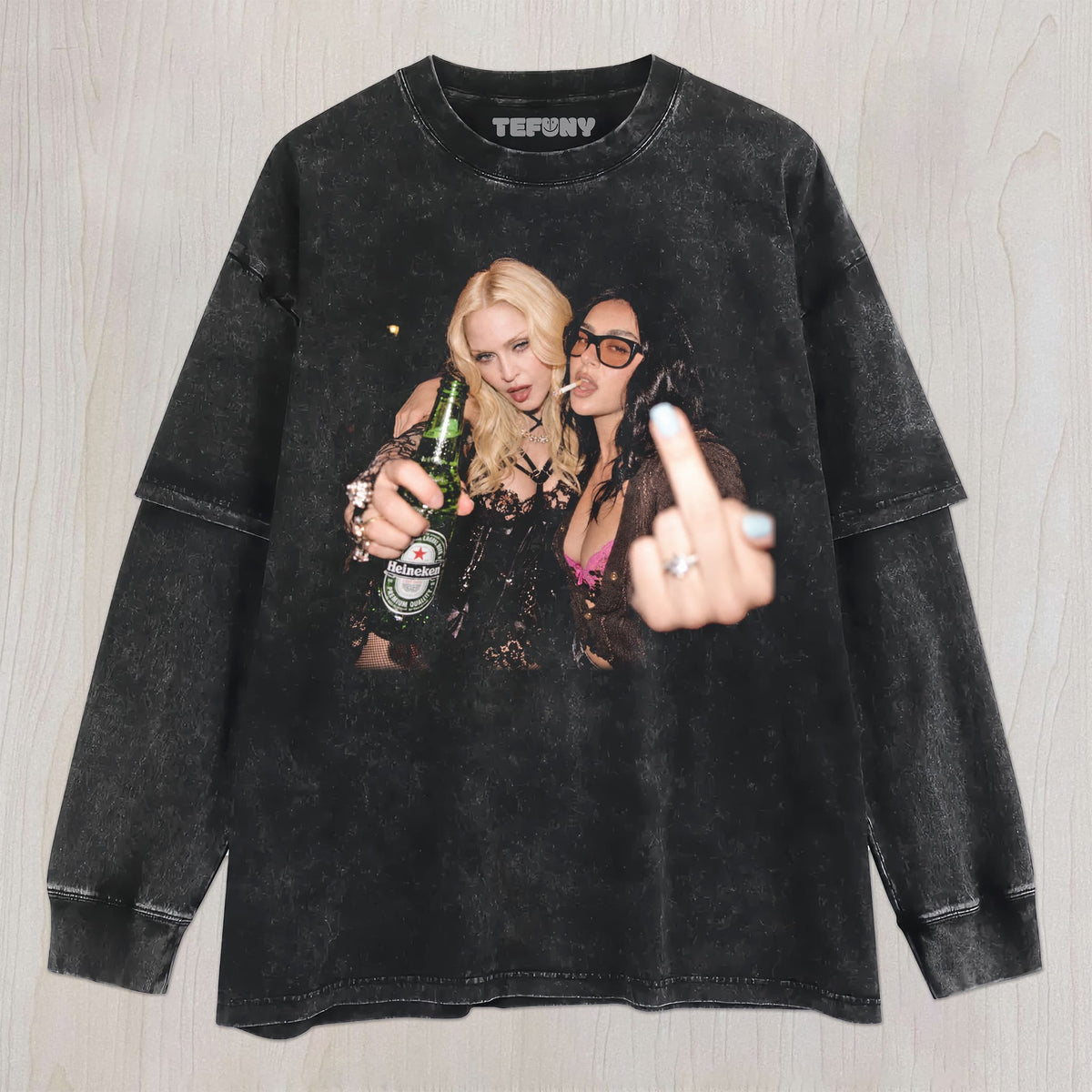 MADONNA & CHARLI XCX V6 UNISEX TEE, TANK TOP, LAYERED LS, SWEATSHIRT & HOODIE