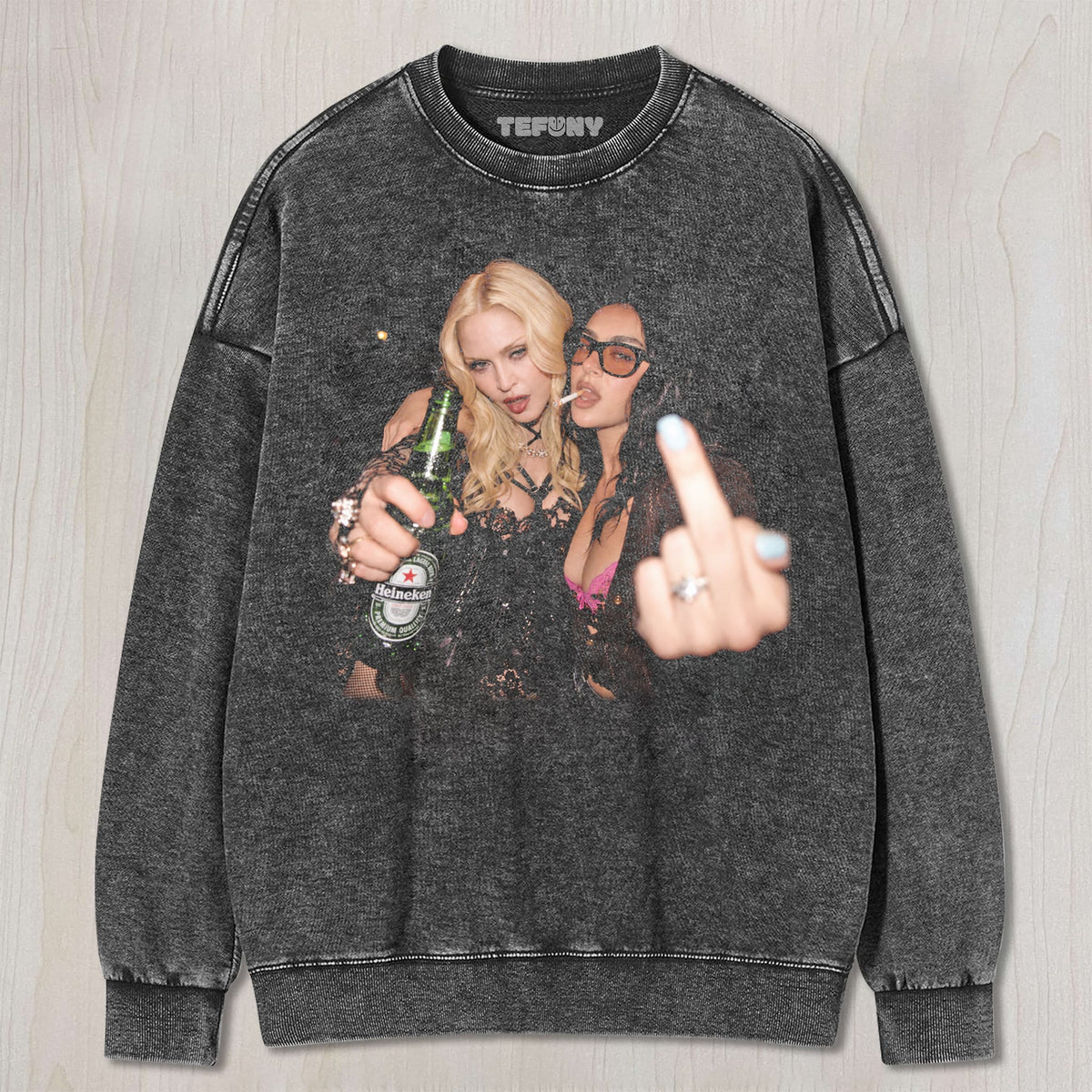 MADONNA & CHARLI XCX V6 UNISEX TEE, TANK TOP, LAYERED LS, SWEATSHIRT & HOODIE