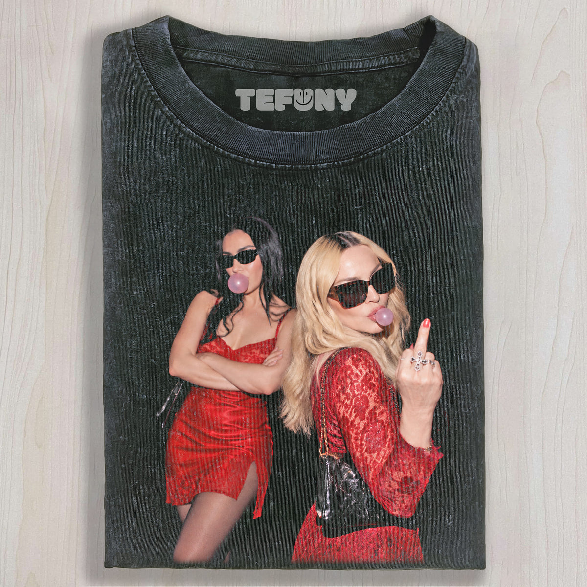 MADONNA & CHARLI XCX V7 UNISEX TEE, TANK TOP, LAYERED LS, SWEATSHIRT & HOODIE