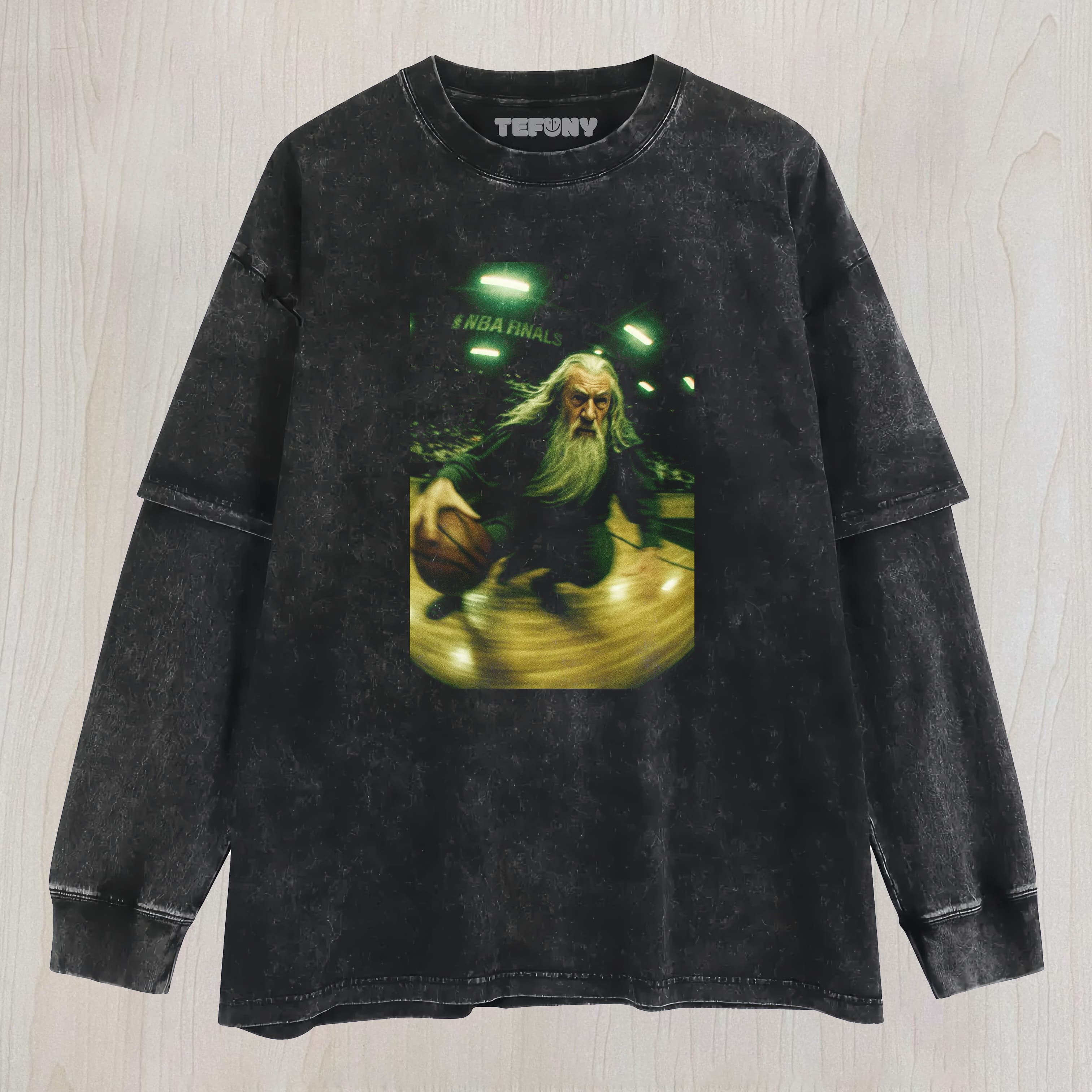 MAGICIAN PLAYS BASKETBALL UNISEX TEE, TANK TOP, LAYERED LS, SWEATSHIRT & HOODIE