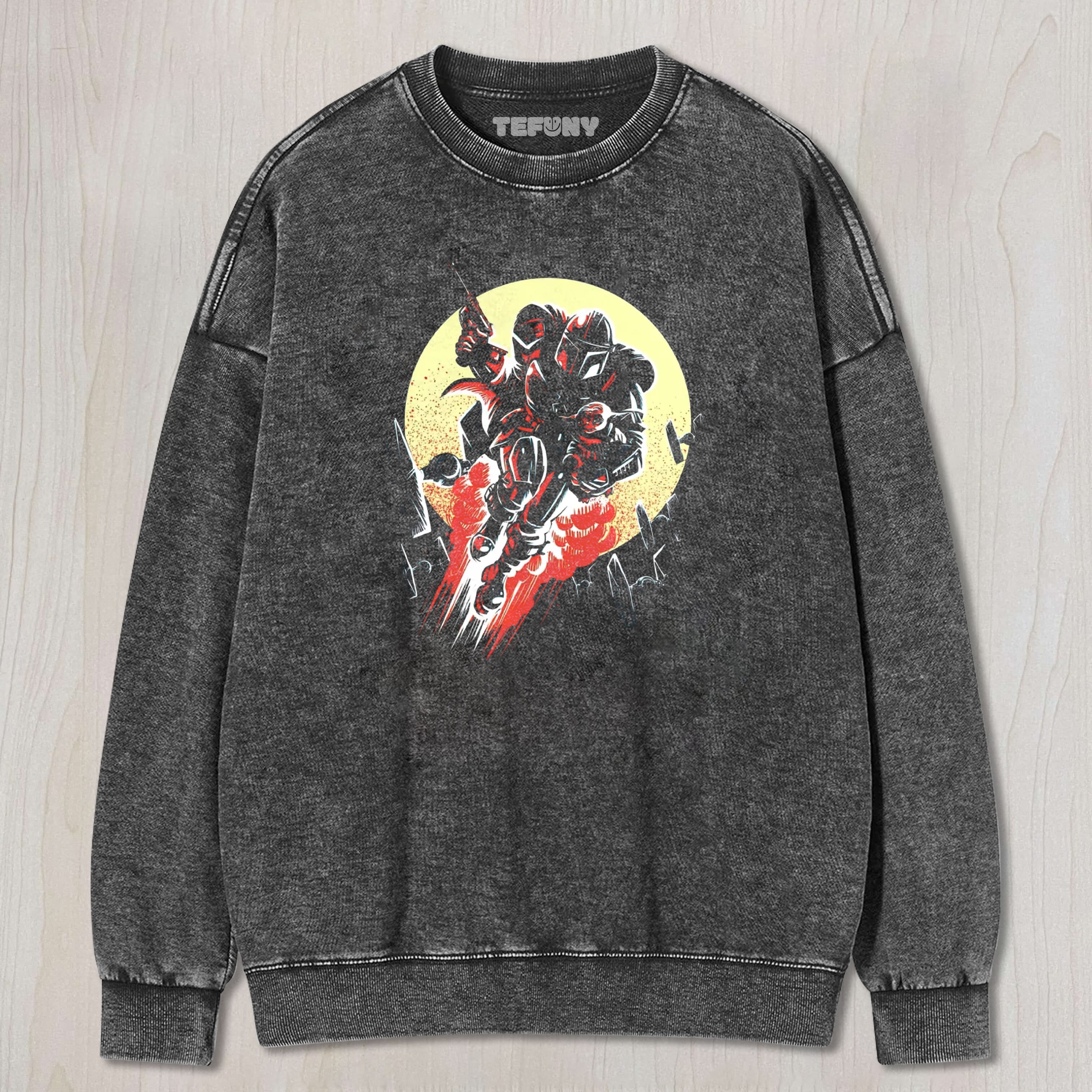 MANDO & CHILD RETRO STAR WARS VINTAGE WASHED TEE & SWEAT & HOOD