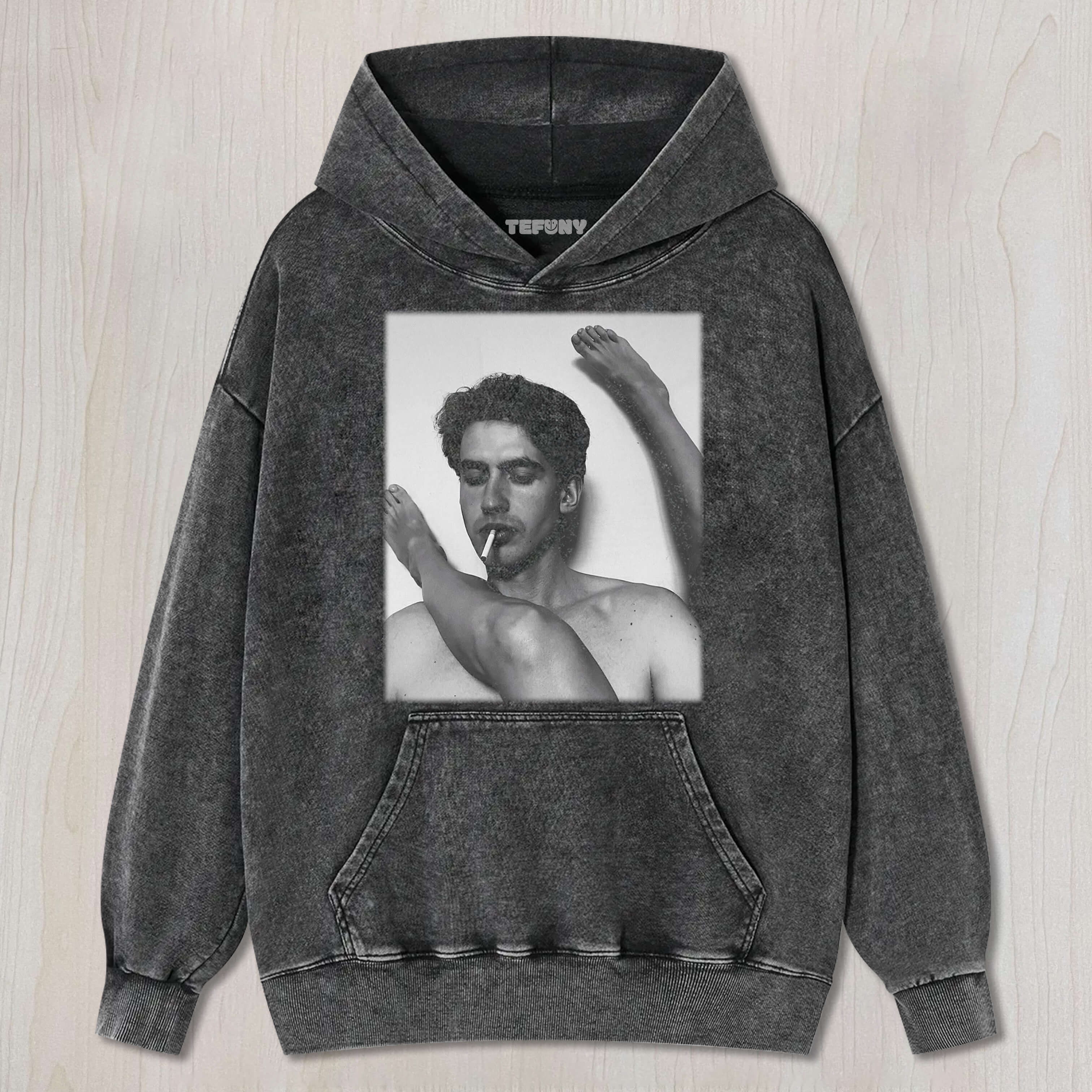 MAN SMOKING RETRO TEE & SWEAT & HOOD