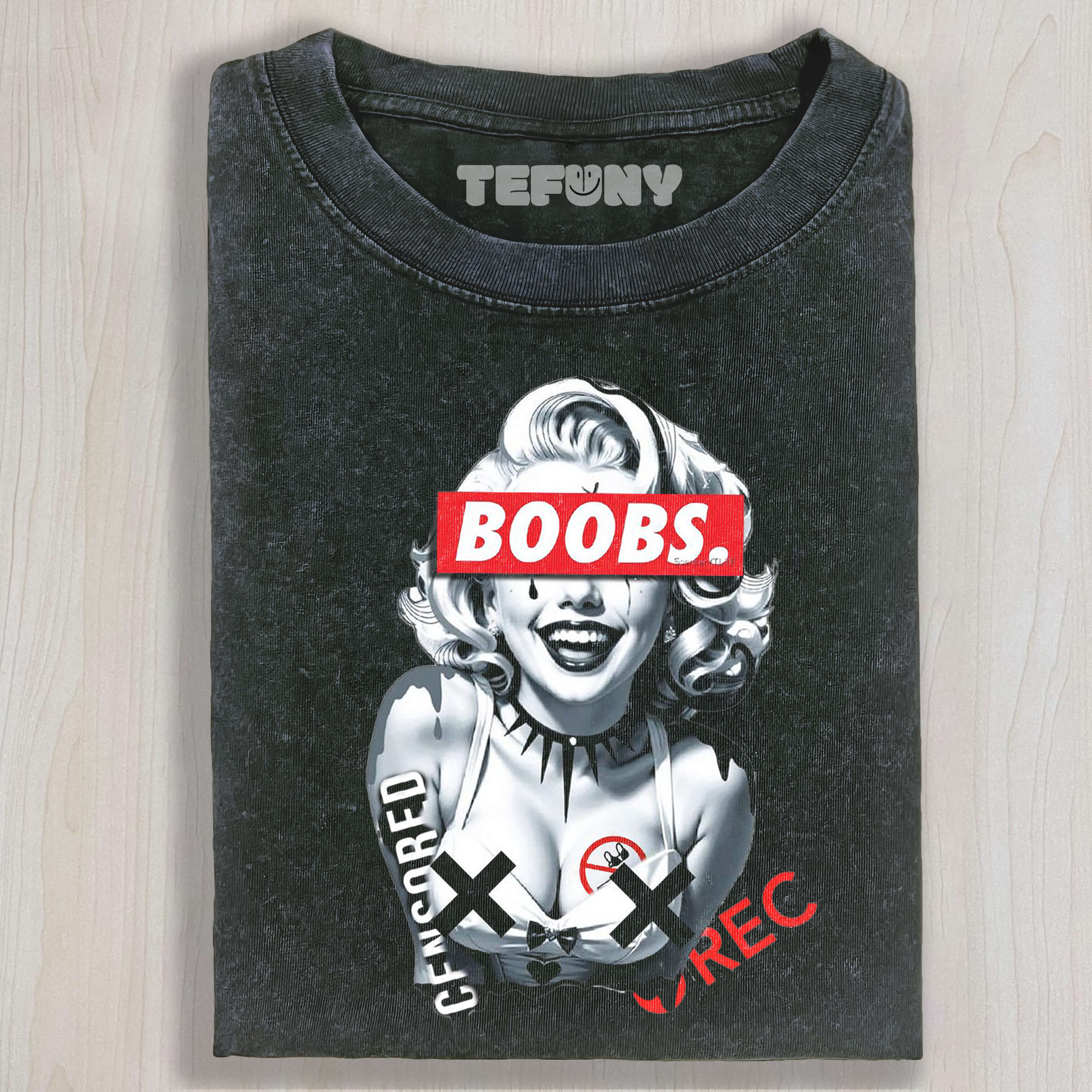 MARILYN MONROE BOOBS TEE & SWEAT & HOOD