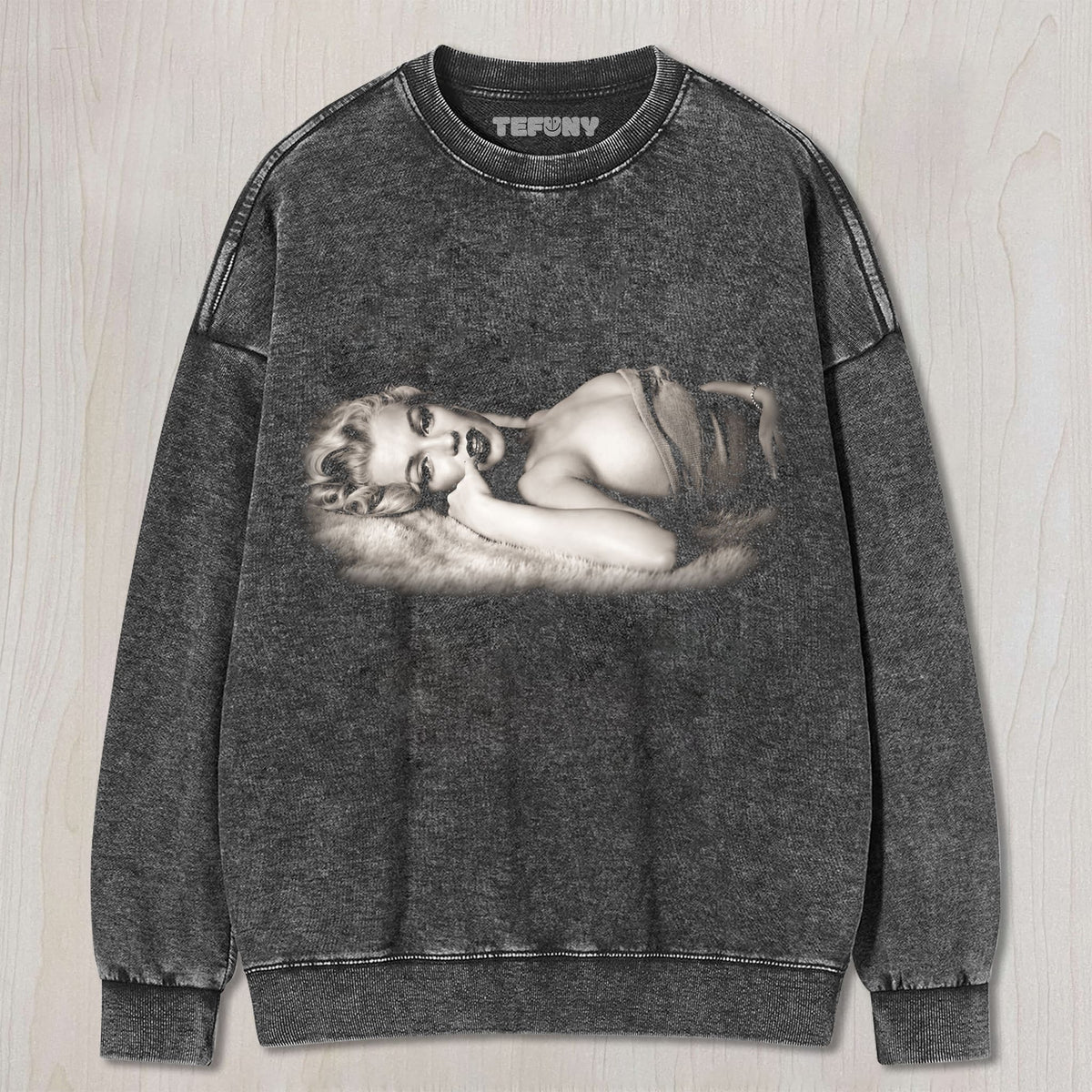 MARILYN MONROE IS LYING DOWN UNISEX TEE, TANK TOP, LAYERED LS, SWEATSHIRT & HOODIE