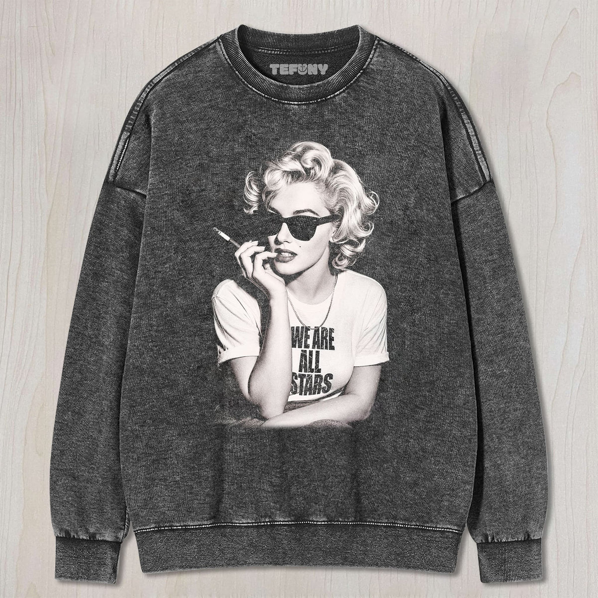 MARILYN MONROE SMOKING N UNISEX TEE, TANK TOP, LAYERED LS, SWEATSHIRT & HOODIE