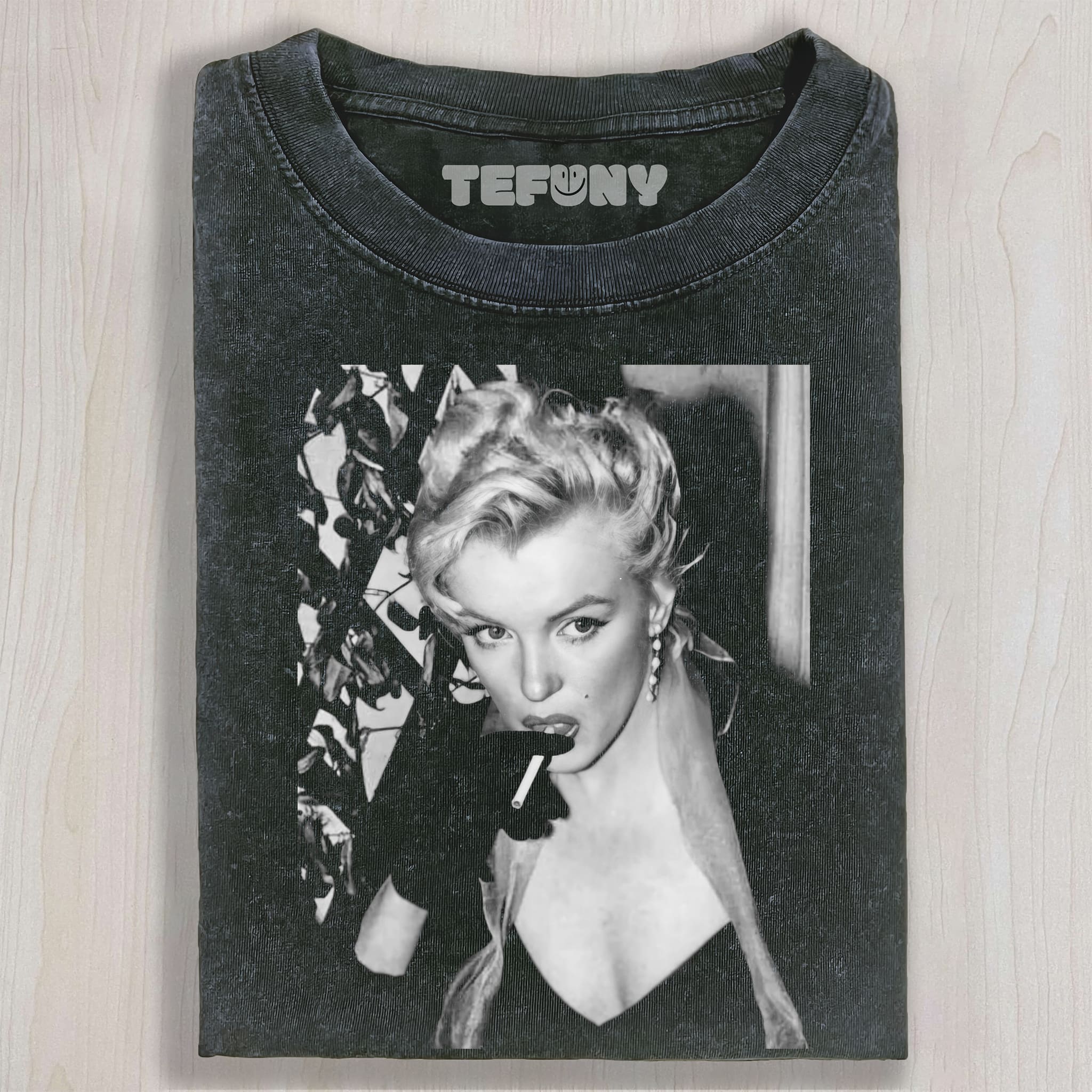 MARILYN MONROE SMOKING UNISEX TEE, TANK TOP, LAYERED LS, SWEATSHIRT & HOODIE