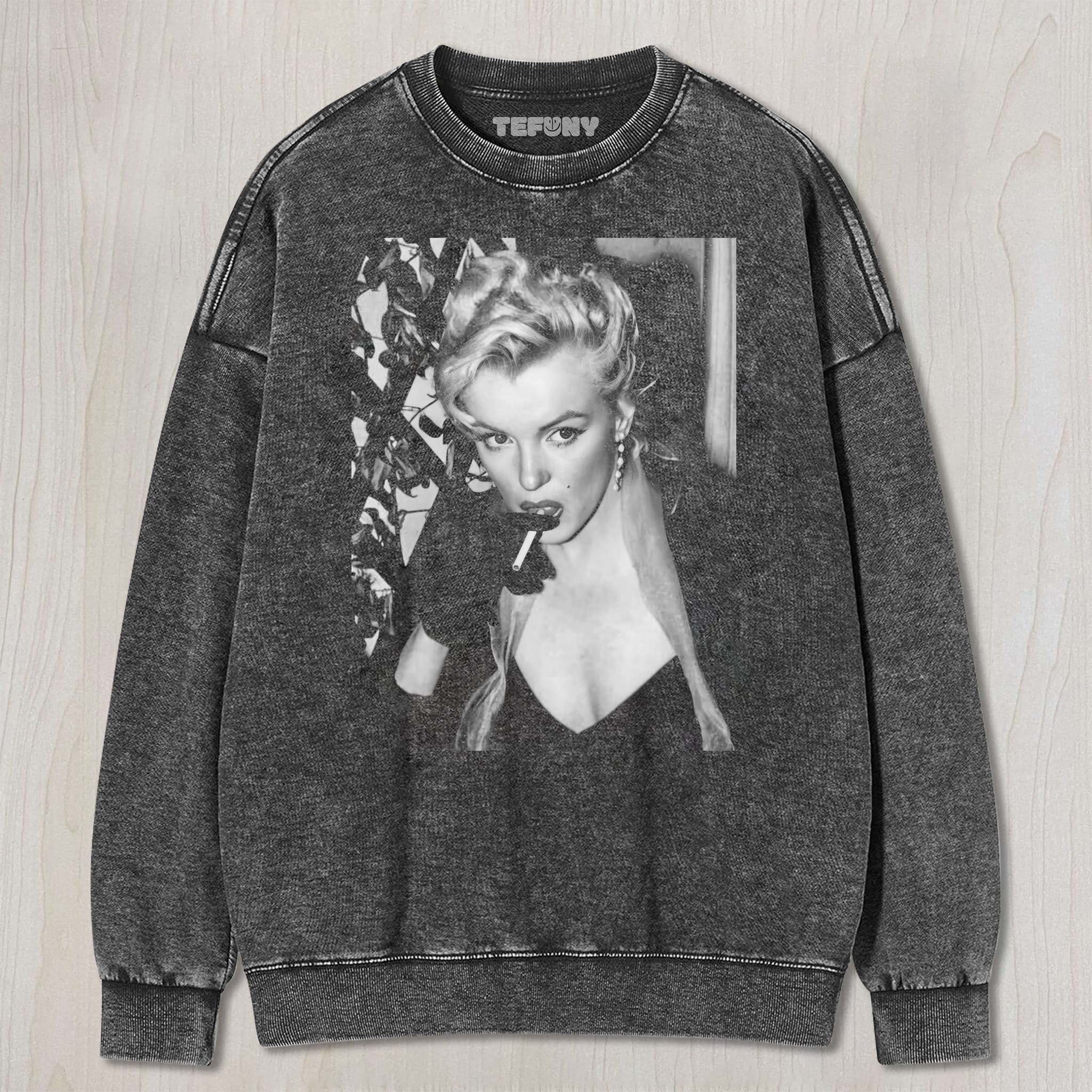 MARILYN MONROE SMOKING UNISEX TEE, TANK TOP, LAYERED LS, SWEATSHIRT & HOODIE