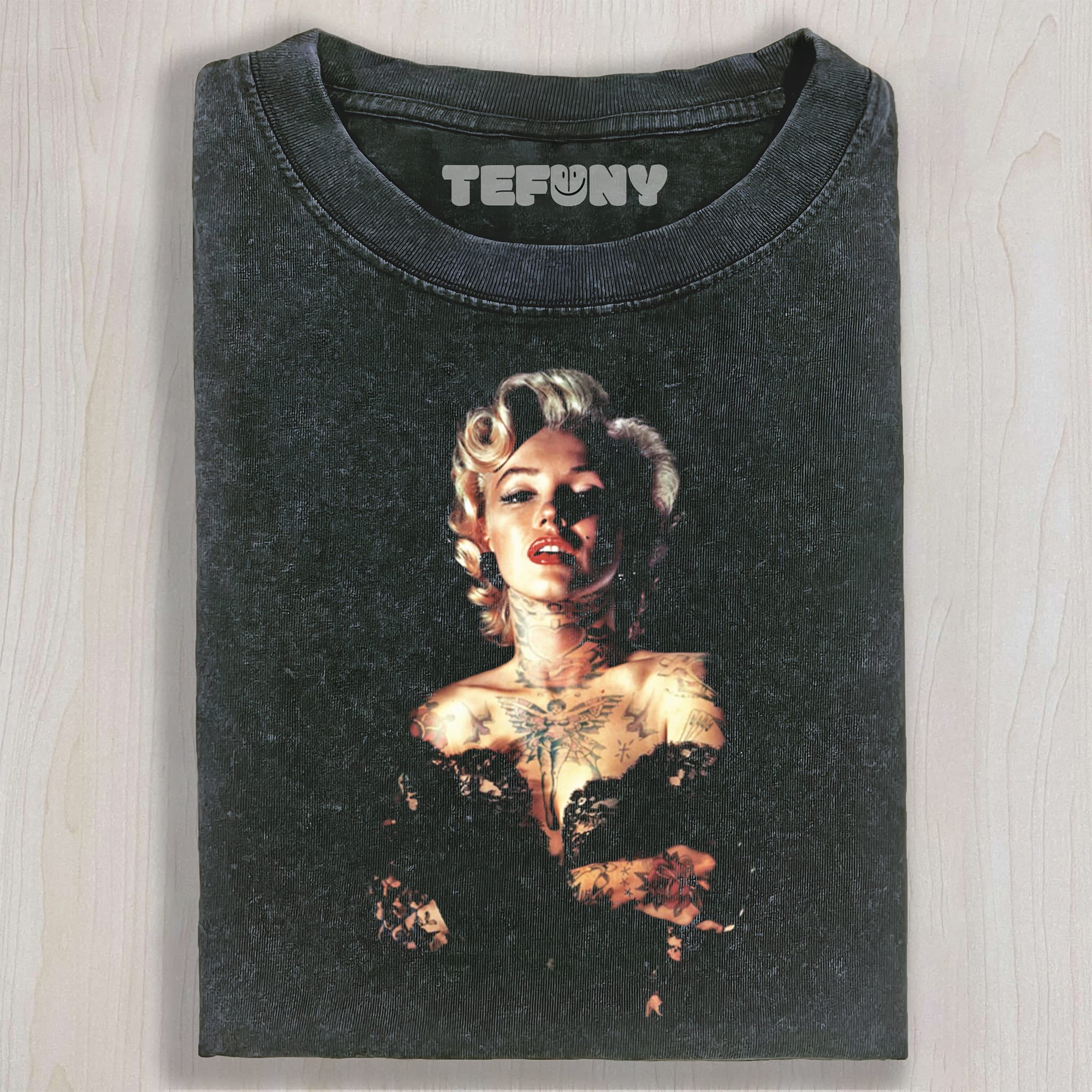MARILYN MONROE TATTOO UNISEX TEE, TANK TOP, LAYERED LS, SWEATSHIRT & HOODIE