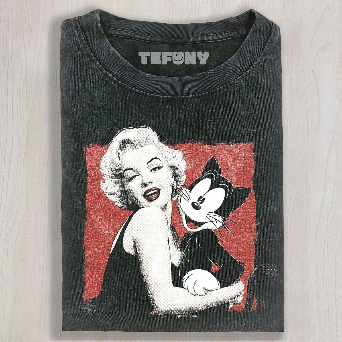 MARILYN MONROE & FELIX THE CAT UNISEX TEE, TANK TOP, LAYERED LS, SWEATSHIRT & HOODIE
