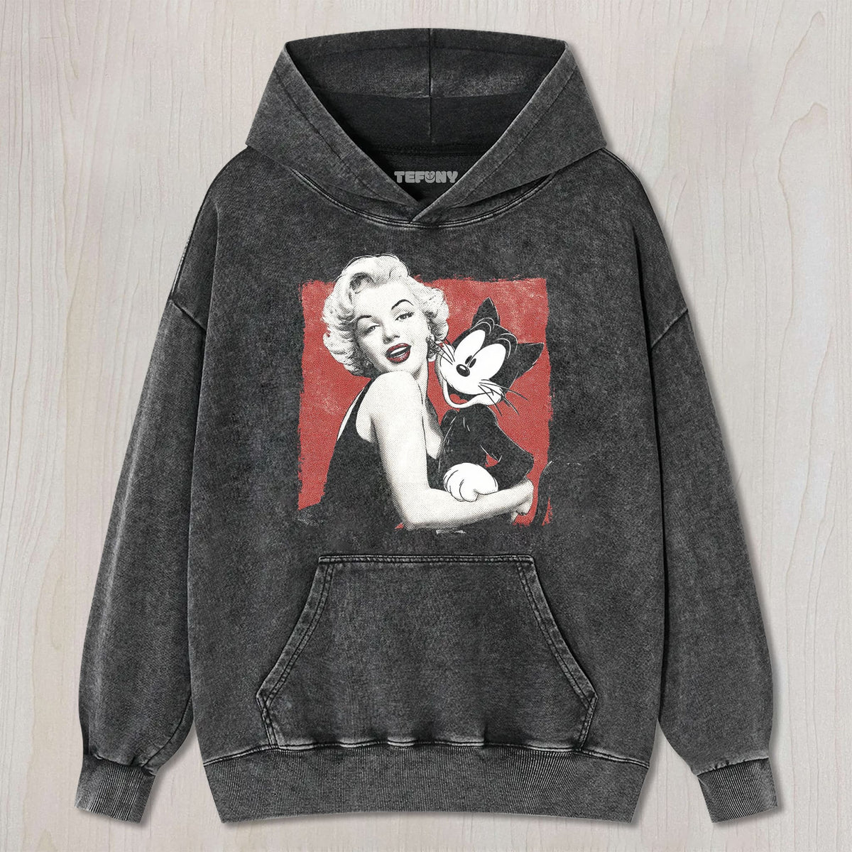 MARILYN MONROE & FELIX THE CAT UNISEX TEE, TANK TOP, LAYERED LS, SWEATSHIRT & HOODIE