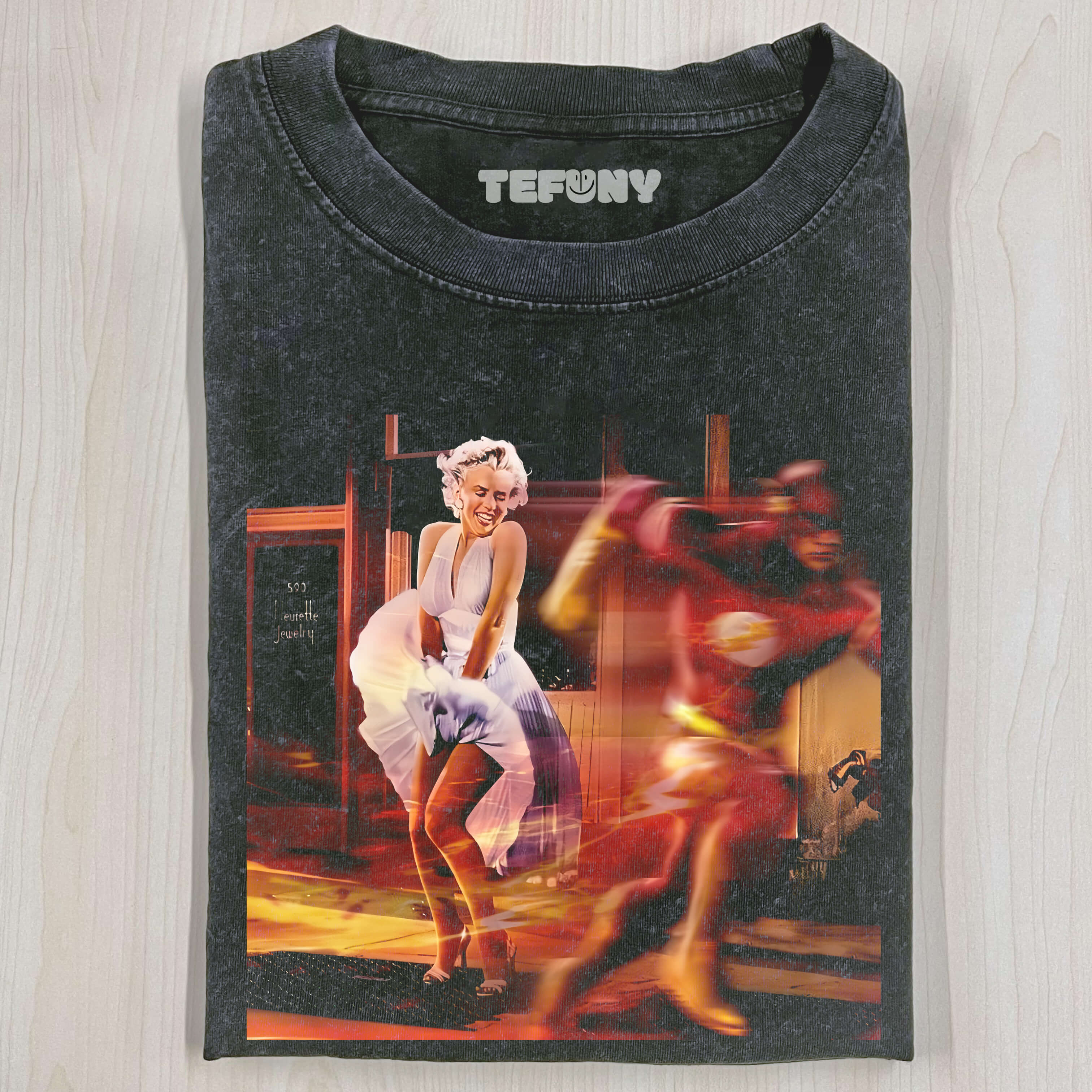 MARILYN MONROE AND BARRY ALLEN T-SHIRT