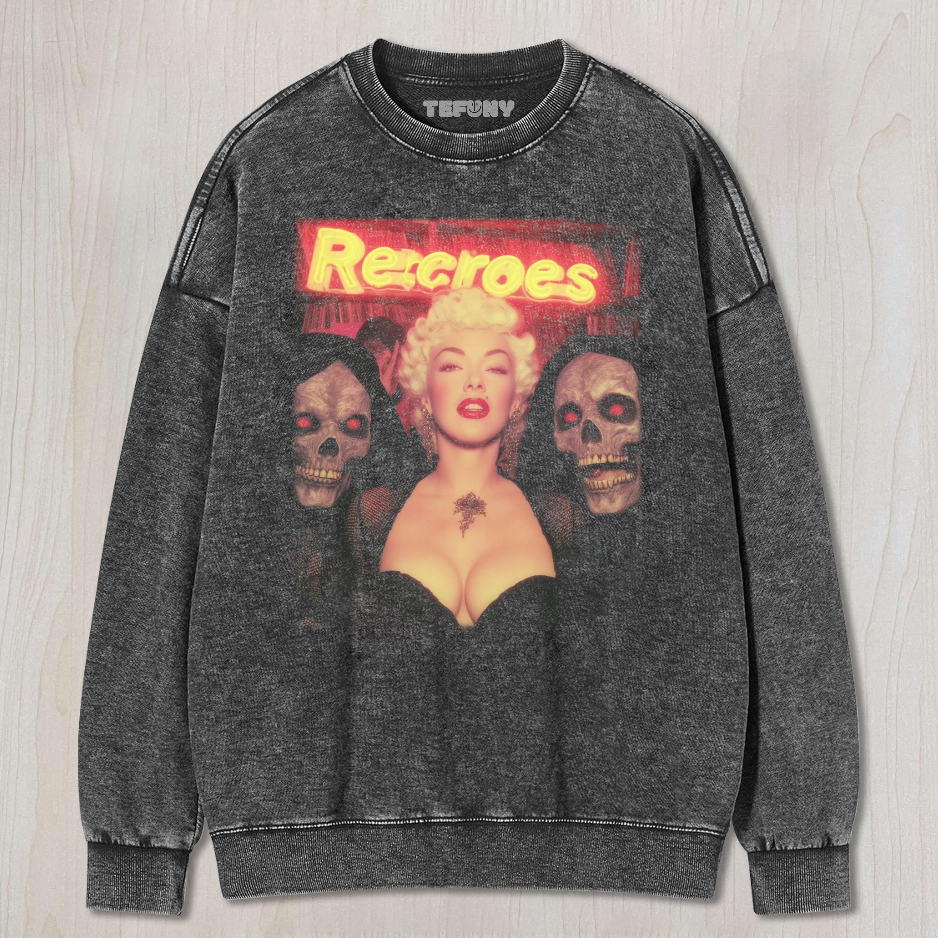 MARILYN MONROE AND THE SKULLS TEE & SWEAT & HOOD