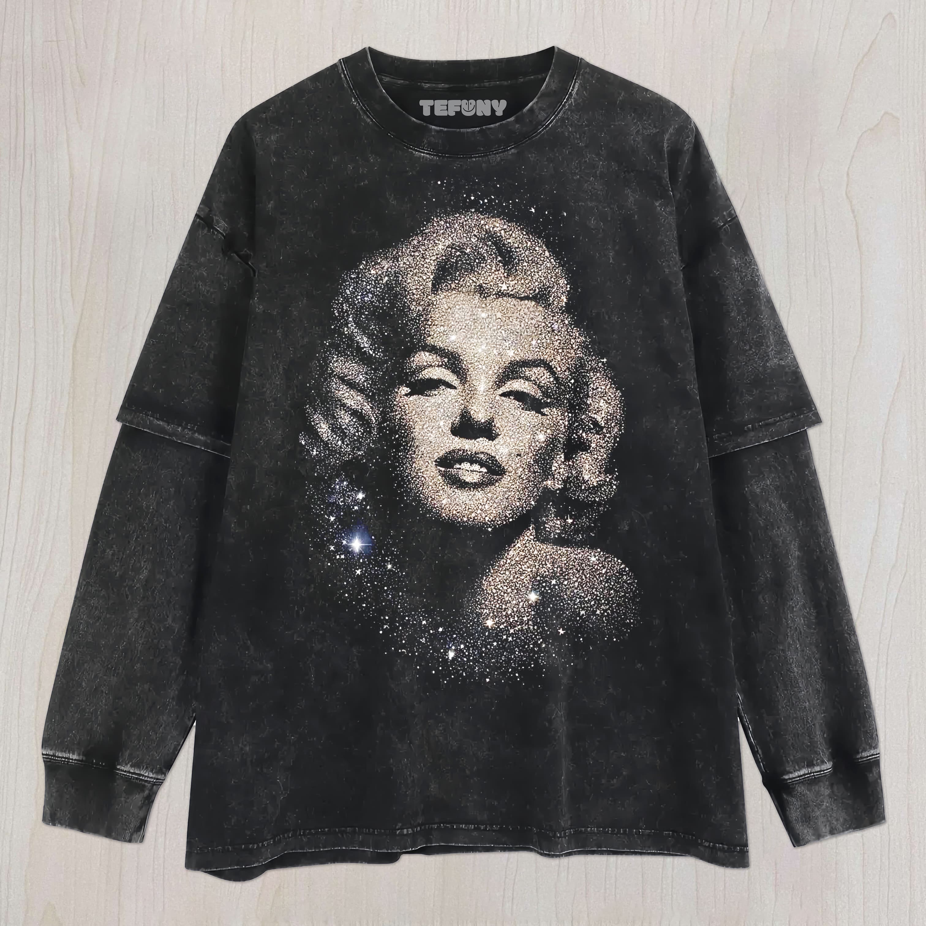 MARILYN MONROE DIAMOND UNISEX TEE, TANK TOP, LAYERED LS, SWEATSHIRT & HOODIE
