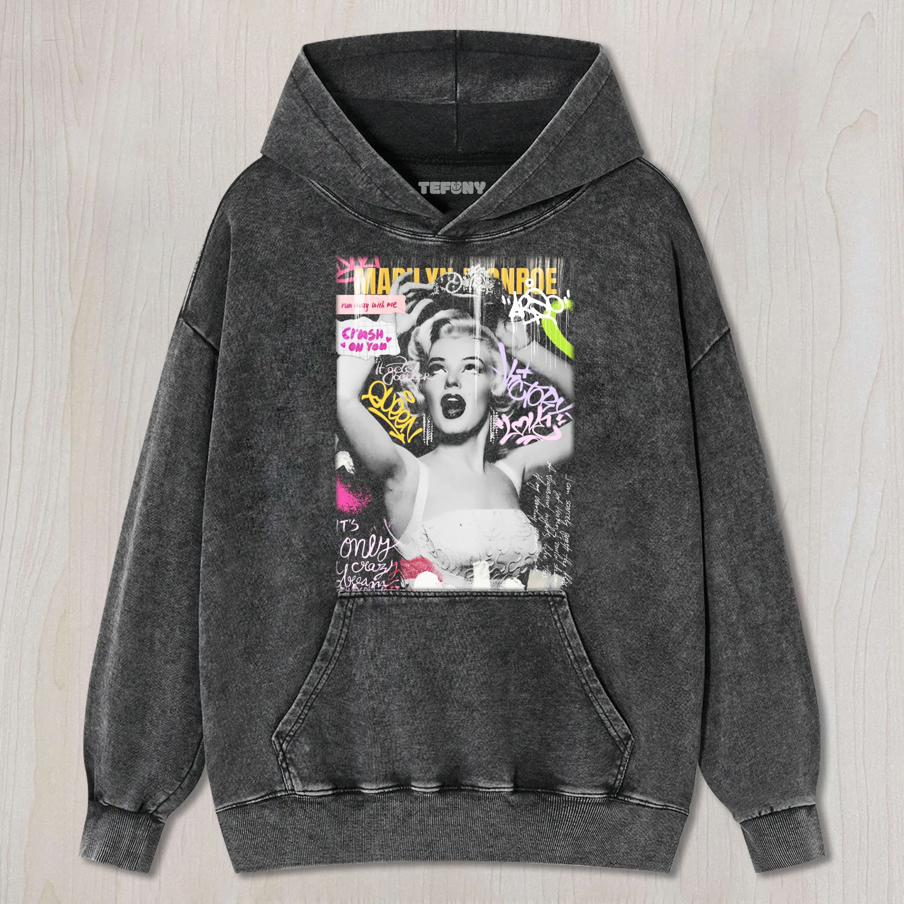 MARILYN MONROE GRAFFITI UNISEX TEE, TANK TOP, LAYERED LS, SWEATSHIRT & HOODIE